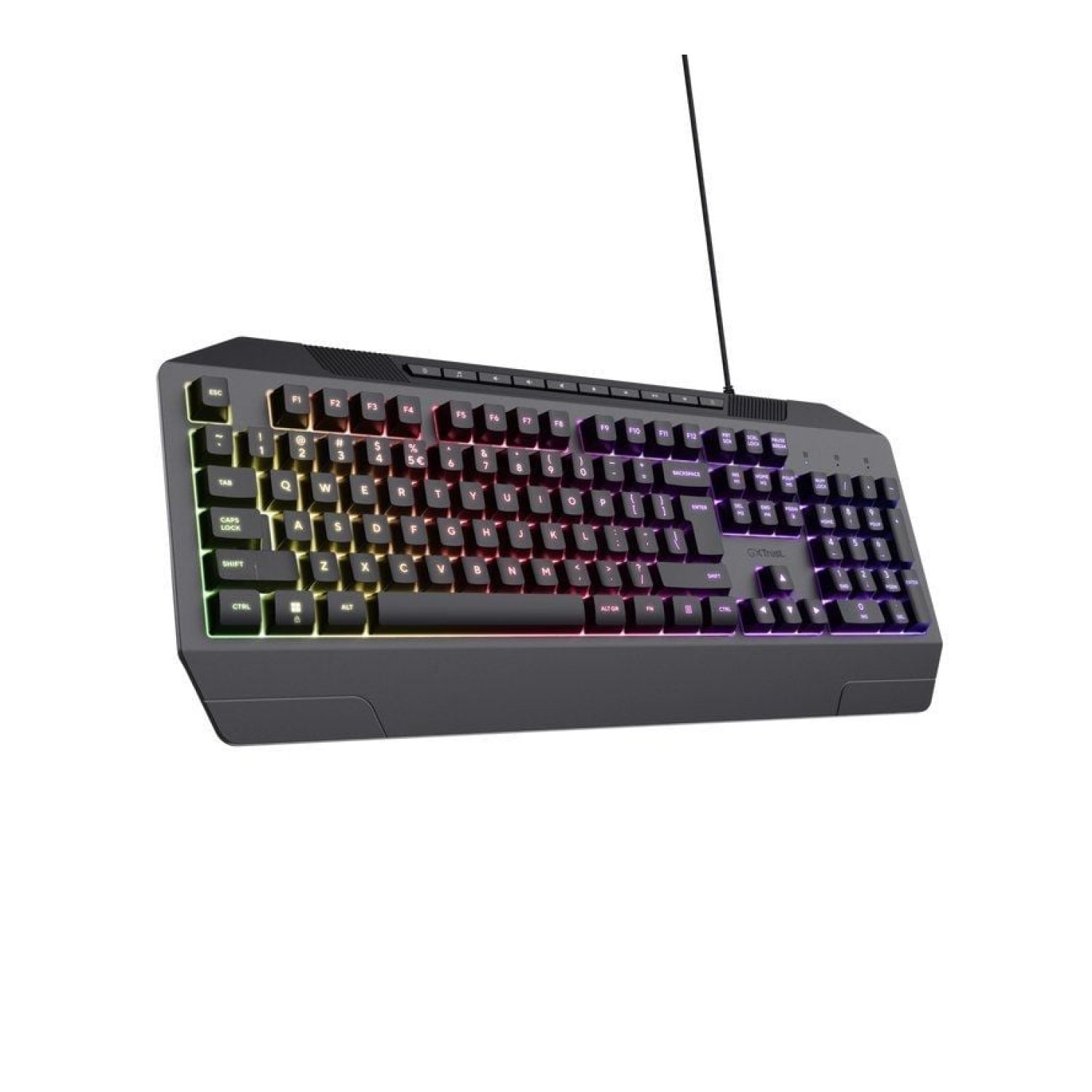 Trust Gaming GXT 836 EVOCX · Teclado Gaming · Retroiluminado RGB
