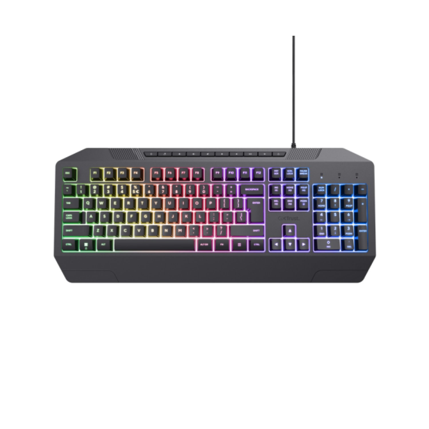 Trust Gaming GXT 836 EVOCX · Teclado Gaming · Retroiluminado RGB