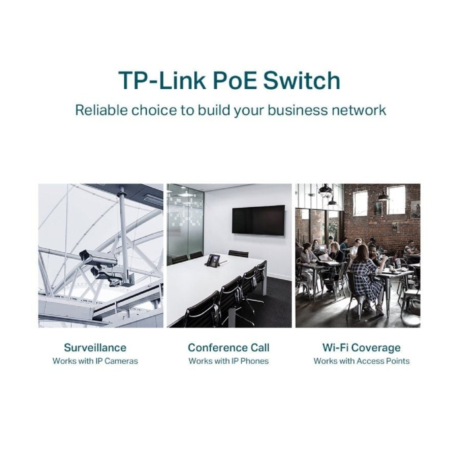 TP-Link TL-SG1428PE · Switch Gigabit 28 Puertos · PoE+ · SFP · RJ-45