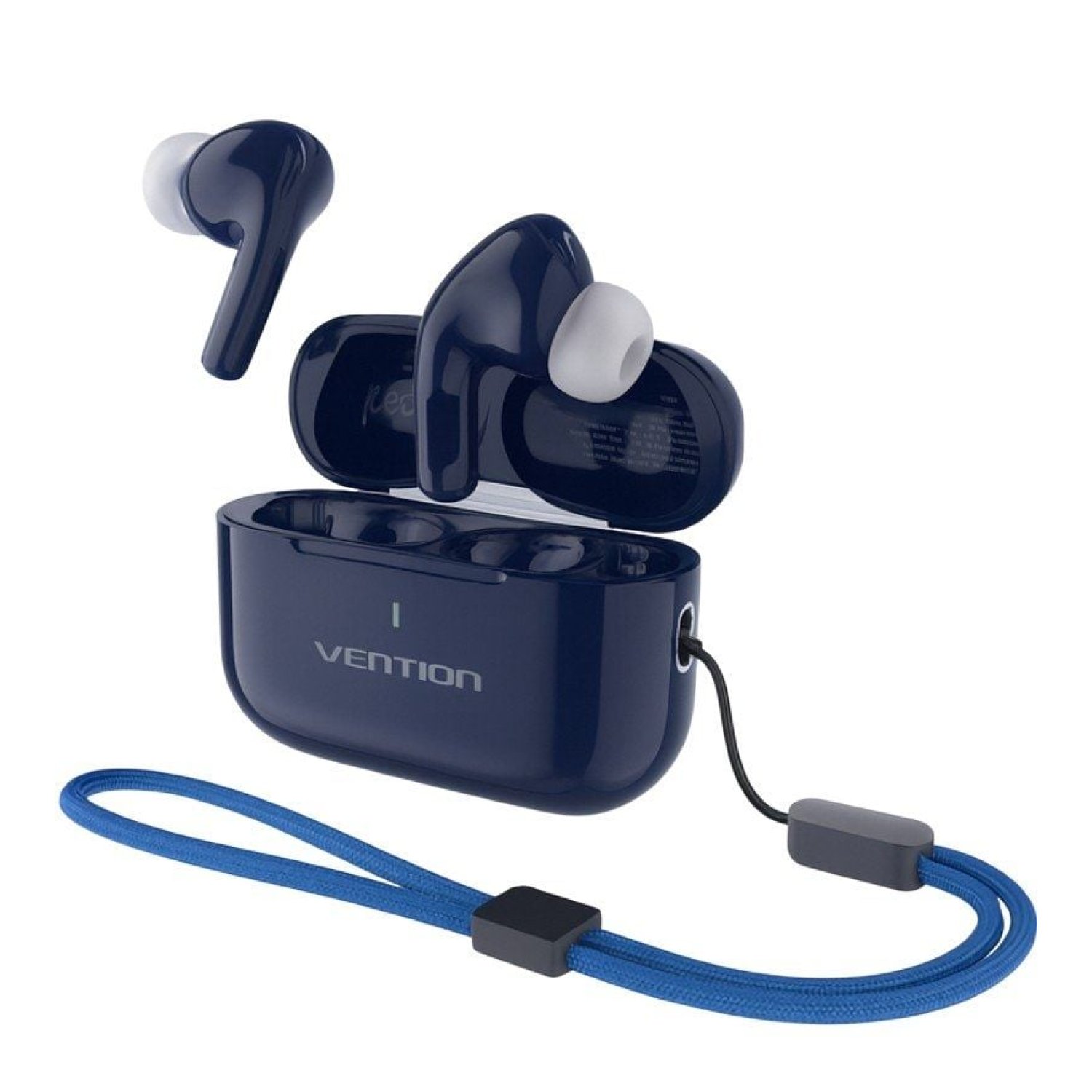 Vention Echo Lite E11 Plus · Auriculares Bluetooth · 6h Autonomía · Estuche Carga · Azul