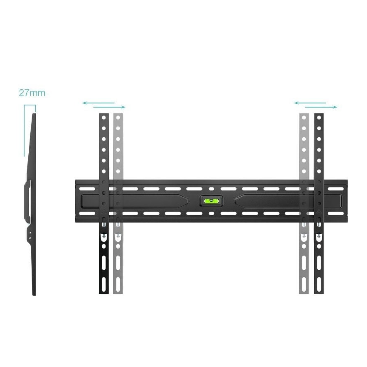 TooQ LP1050F-B · Soporte Pared Fijo TV · 37-86" · Hasta 45kg