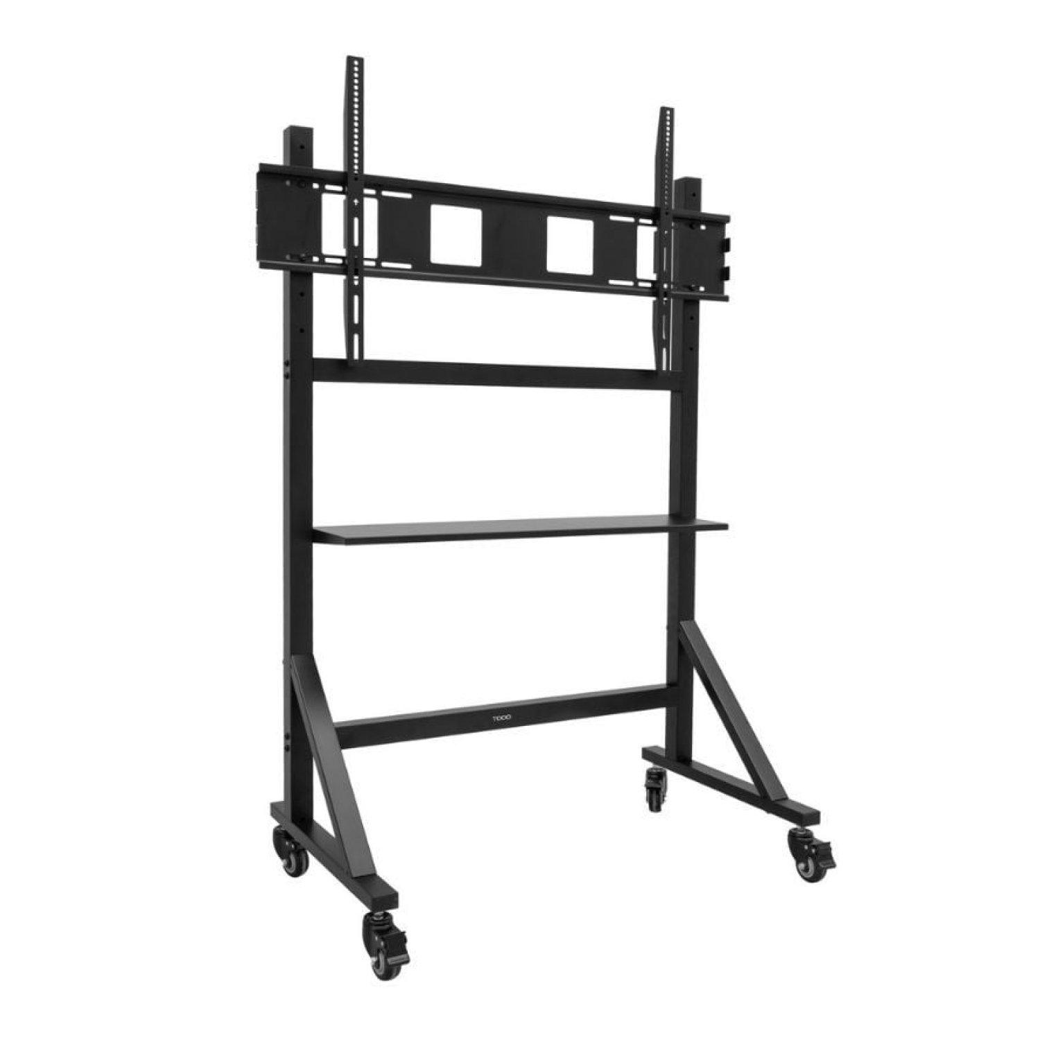 TooQ FS20105M-B · Soporte Suelo Ajustable · 60-105" · Hasta 120kg · Con Ruedas
