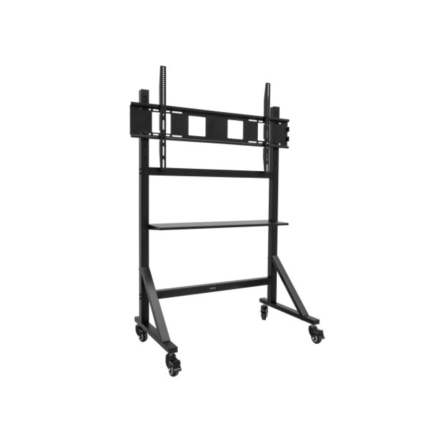 TooQ FS20105M-B · Soporte Suelo Ajustable · 60-105" · Hasta 120kg · Con Ruedas
