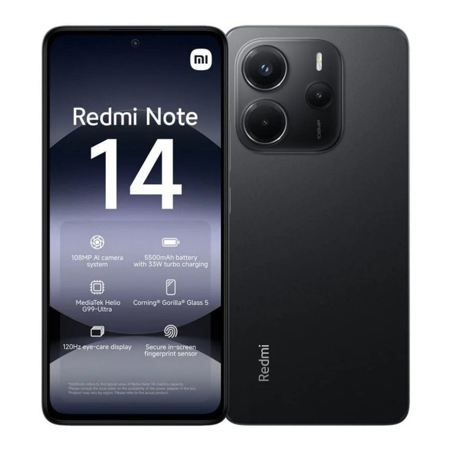 Xiaomi Redmi Note 14 · 6,67" · 8GB RAM · 256GB · Negro