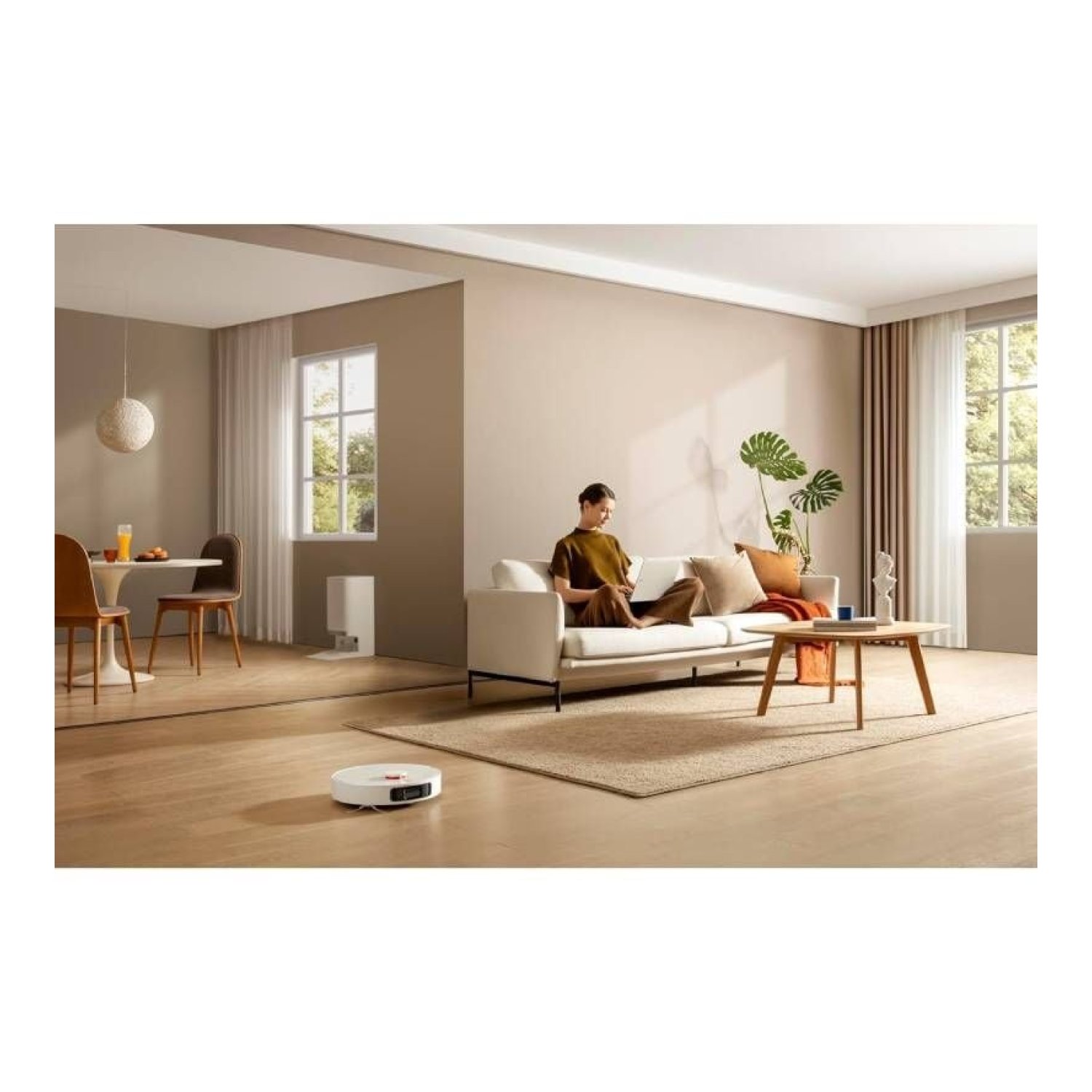 Xiaomi Robot Vacuum X20+ · Aspirador y Friegasuelos · Control WiFi · Blanco