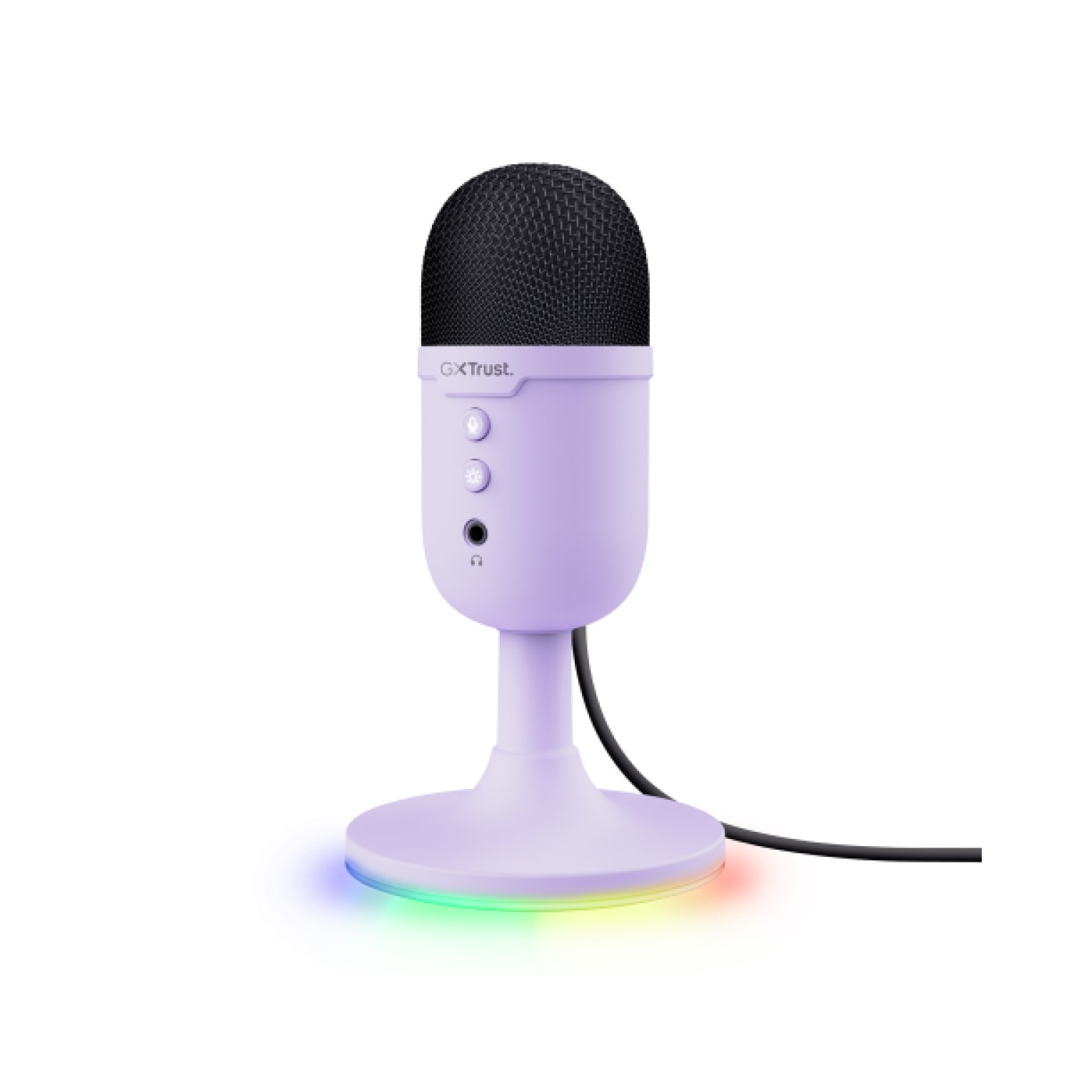 Trust Gaming GXT 234 Yunix · Micrófono USB · Color Lila