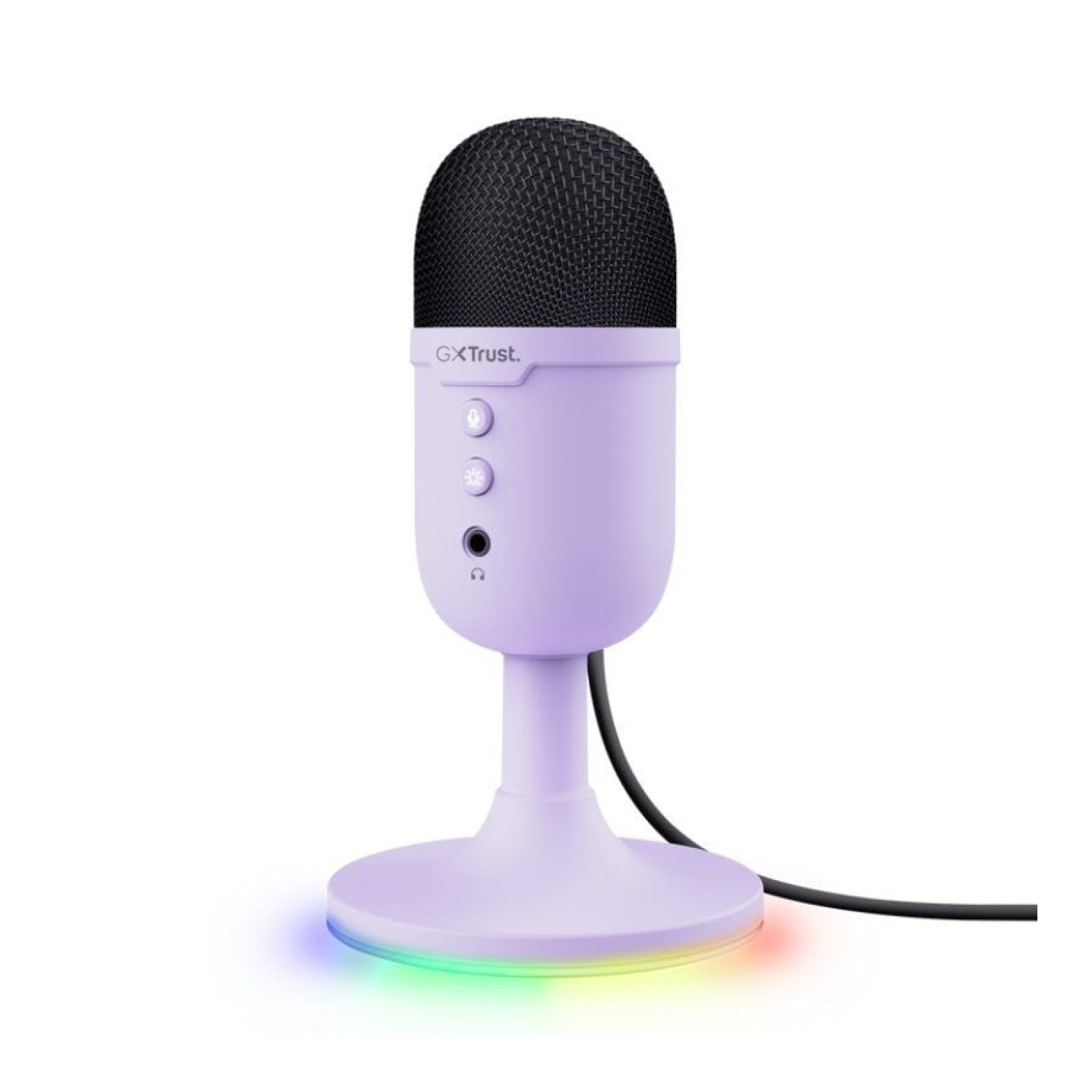 Trust Gaming GXT 234 Yunix · Micrófono USB · Color Lila