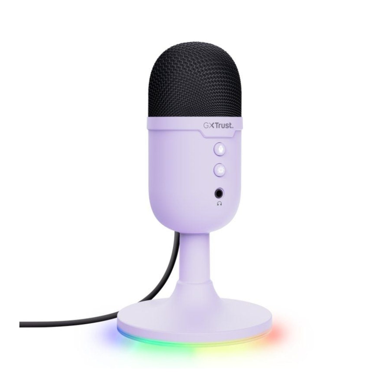 Trust Gaming GXT 234 Yunix · Micrófono USB · Color Lila