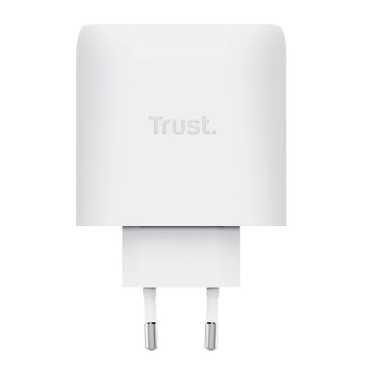 Trust Maxo · Cargador GaN 65W · 3 USB-C + 1 USB · Cable incluido