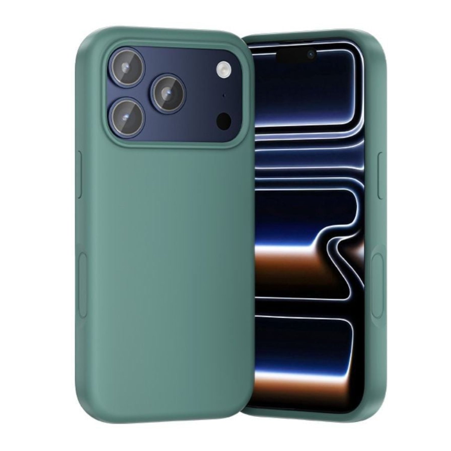 Vention Funda Silicona MagSafe · iPhone 17 Pro · Aguamarina
