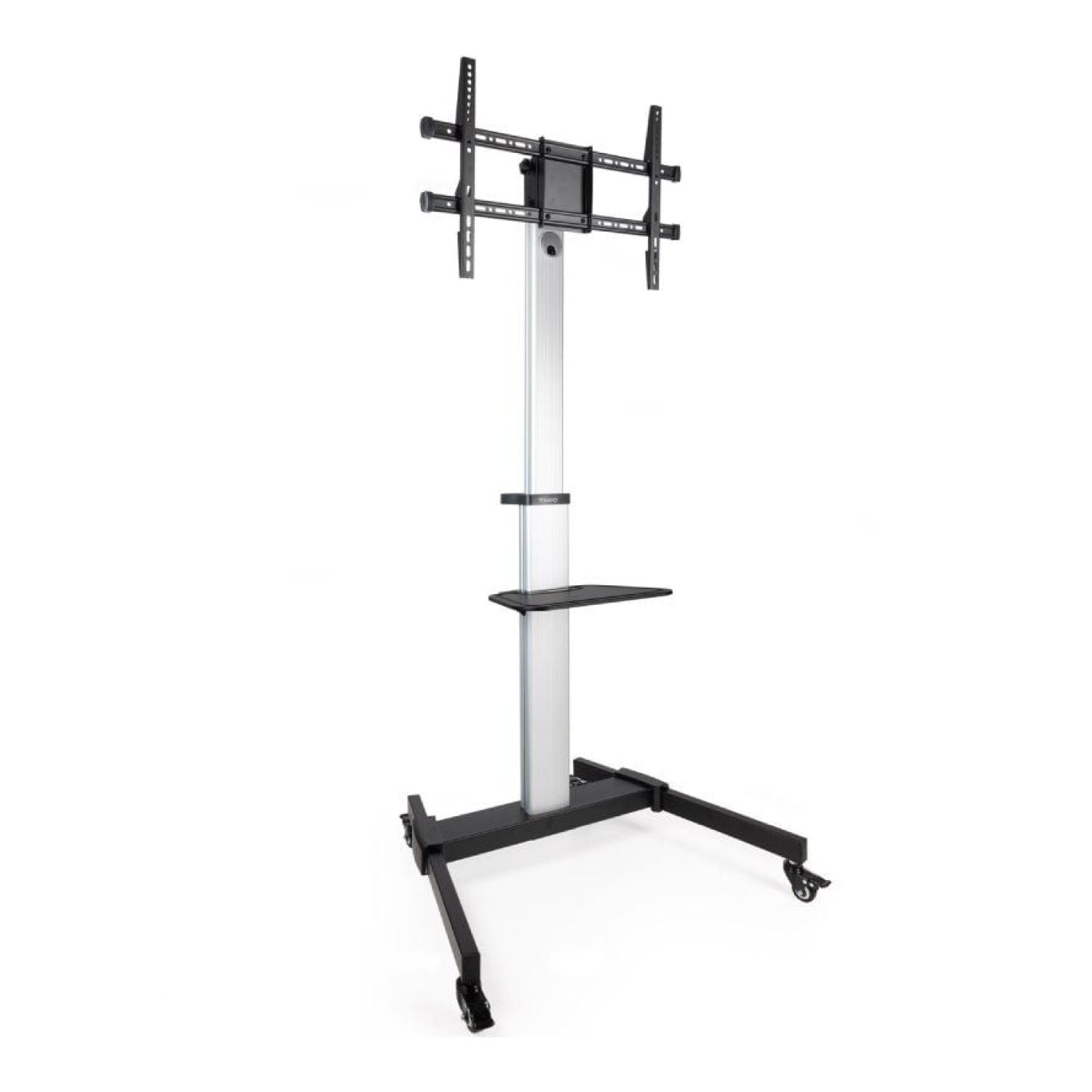 TooQ FS1886M-B · Soporte Suelo TV 37-86" · Inclinable Ajustable · Ruedas · Hasta 50kg