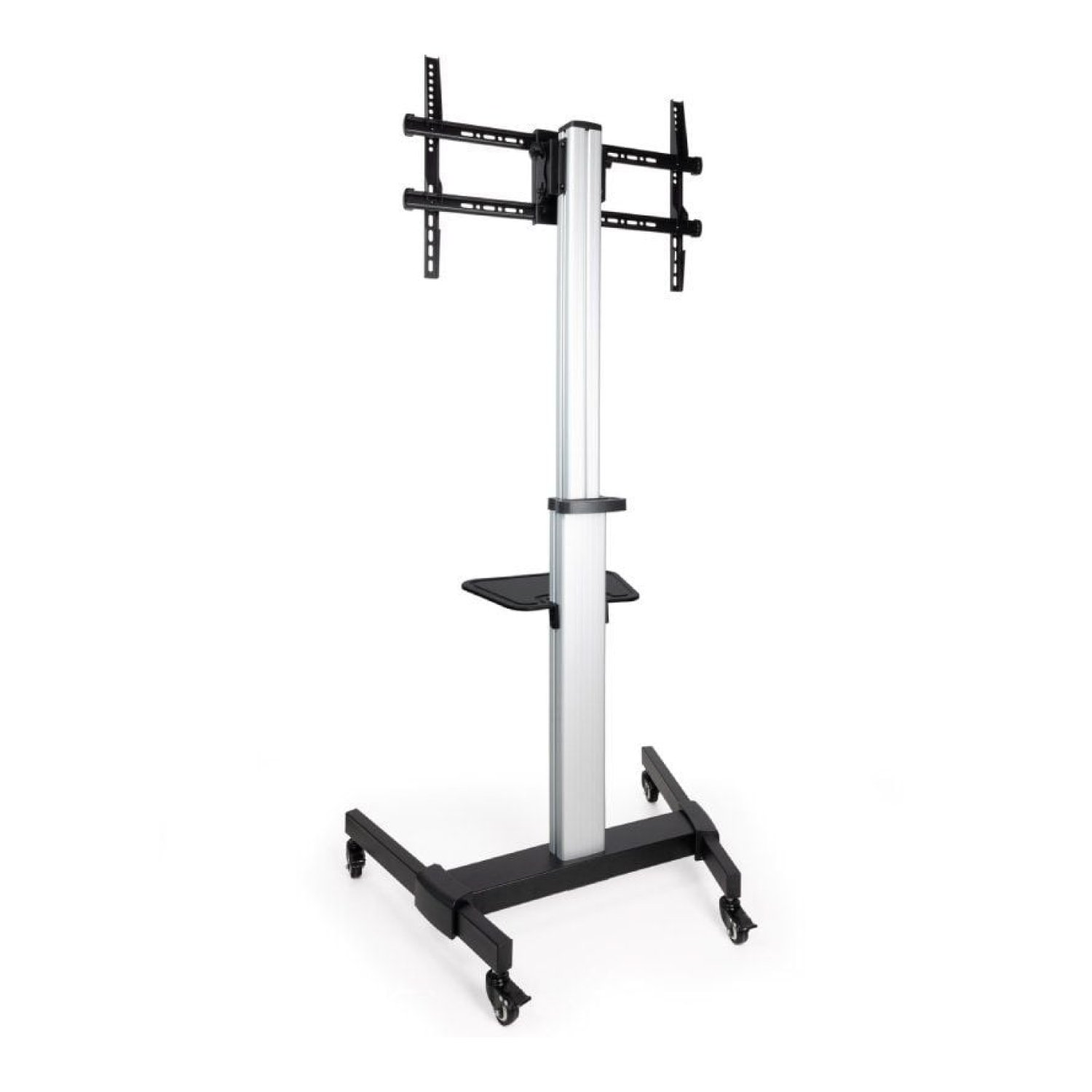 TooQ FS1886M-B · Soporte Suelo TV 37-86" · Inclinable Ajustable · Ruedas · Hasta 50kg