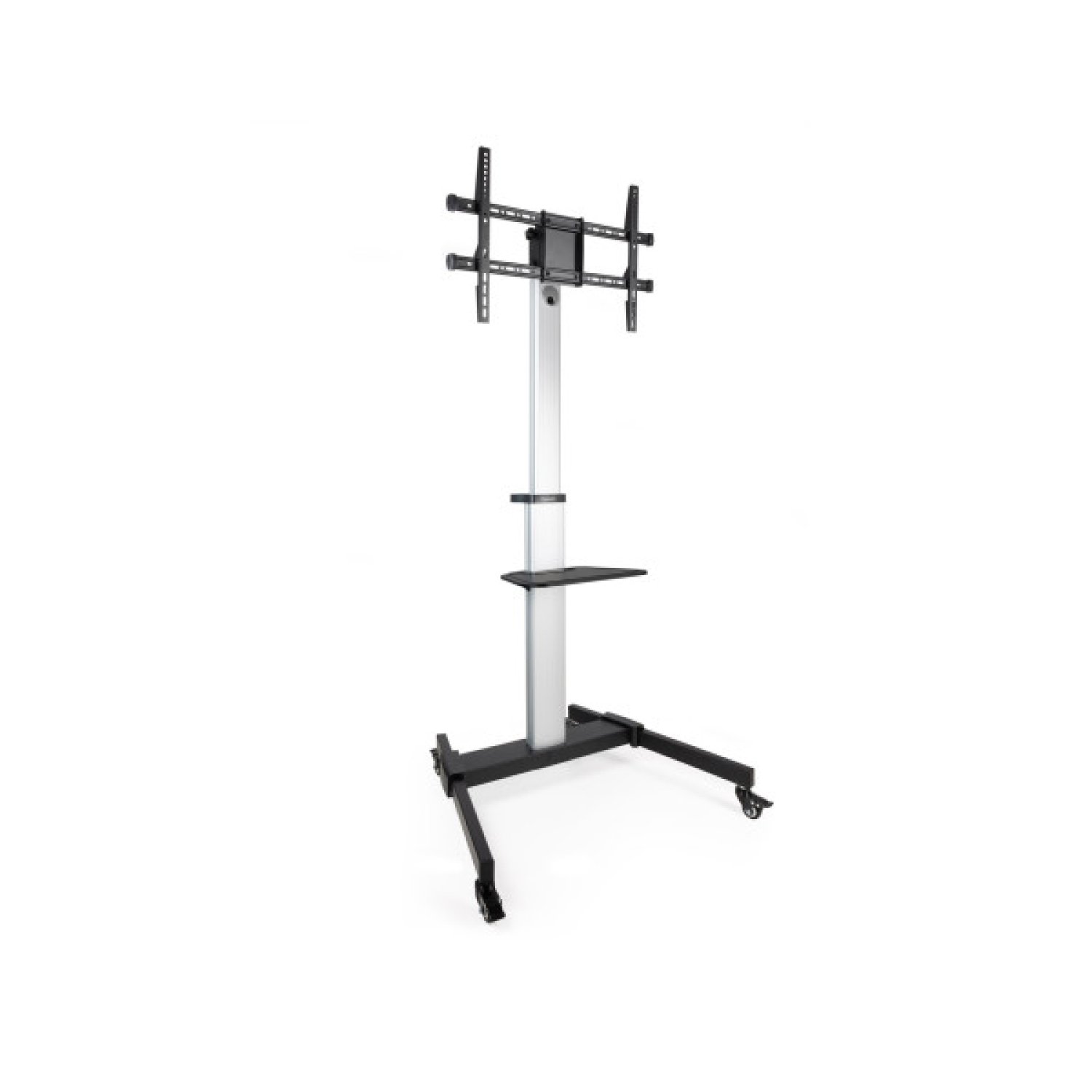 TooQ FS1886M-B · Soporte Suelo TV 37-86" · Inclinable Ajustable · Ruedas · Hasta 50kg