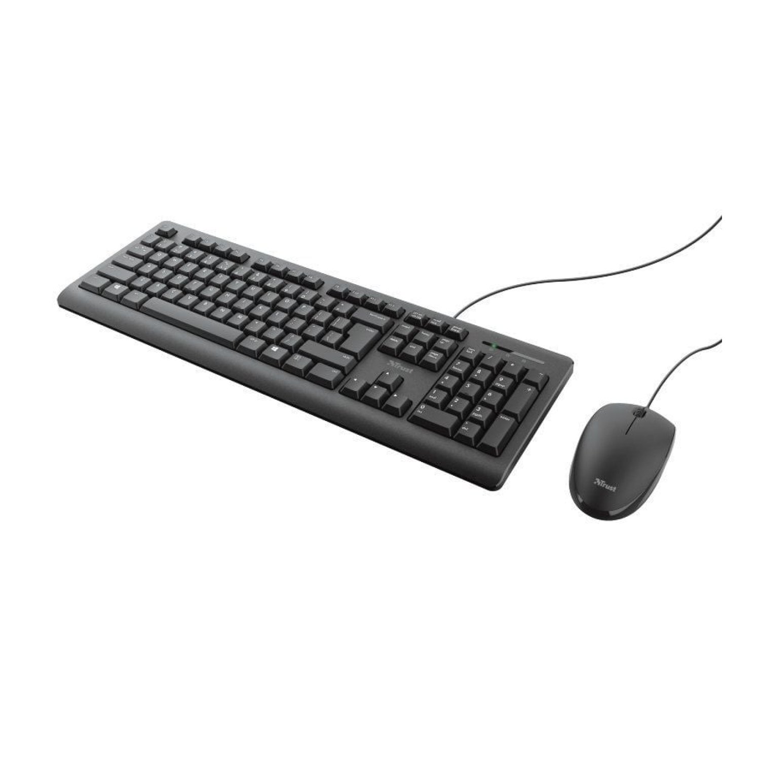 Trust TKM-250 · Teclado y Ratón Inalámbrico · Set Combo