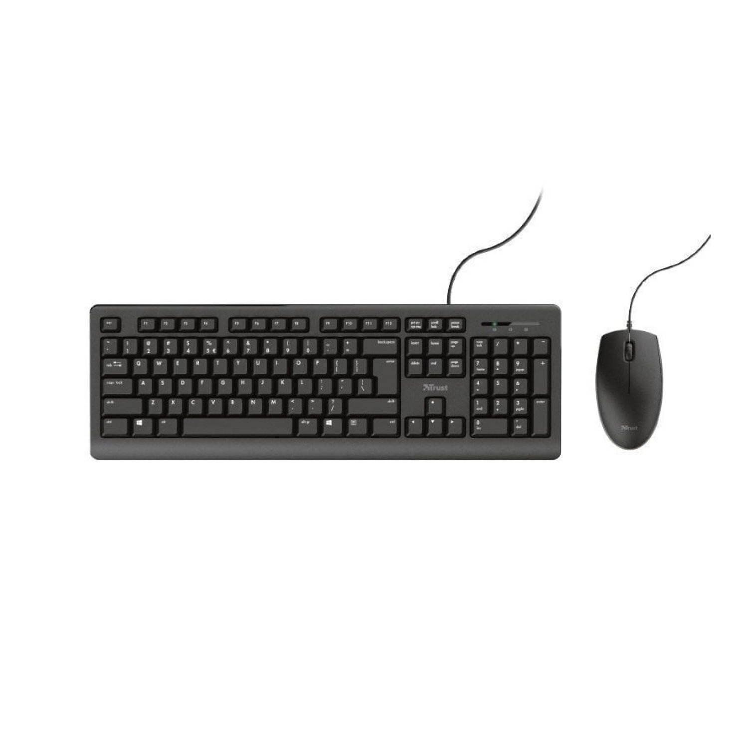 Trust TKM-250 · Teclado y Ratón Inalámbrico · Set Combo
