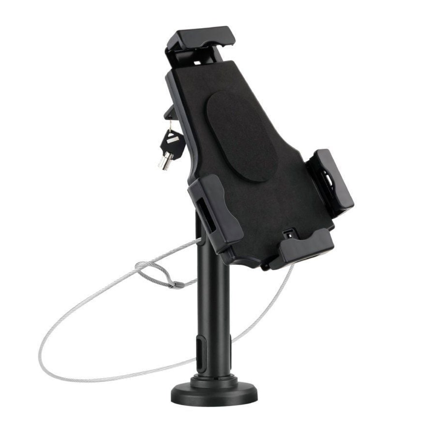TooQ TQTDS0812 · Soporte Mesa/Pared Smartphone Tablet · Antirrobo · Negro