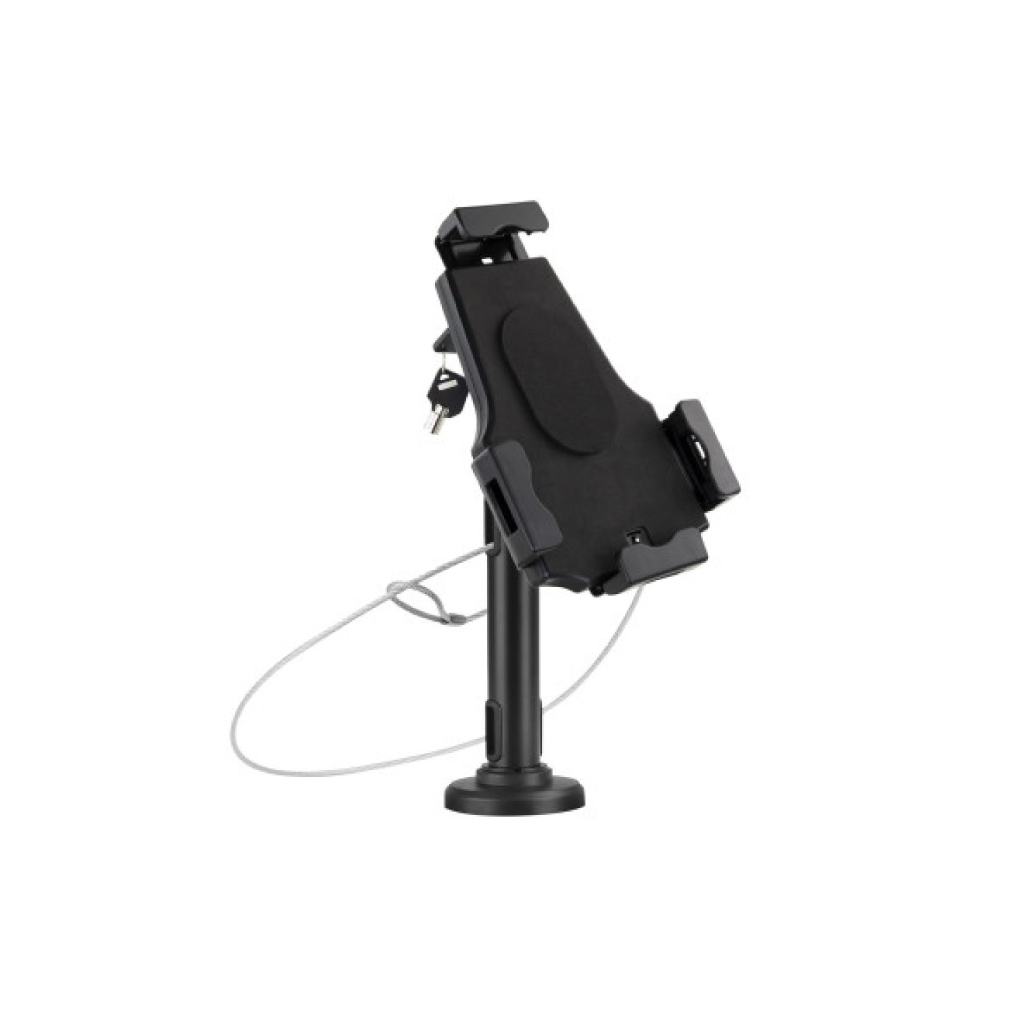 TooQ TQTDS0812 · Soporte Mesa/Pared Smartphone Tablet · Antirrobo · Negro