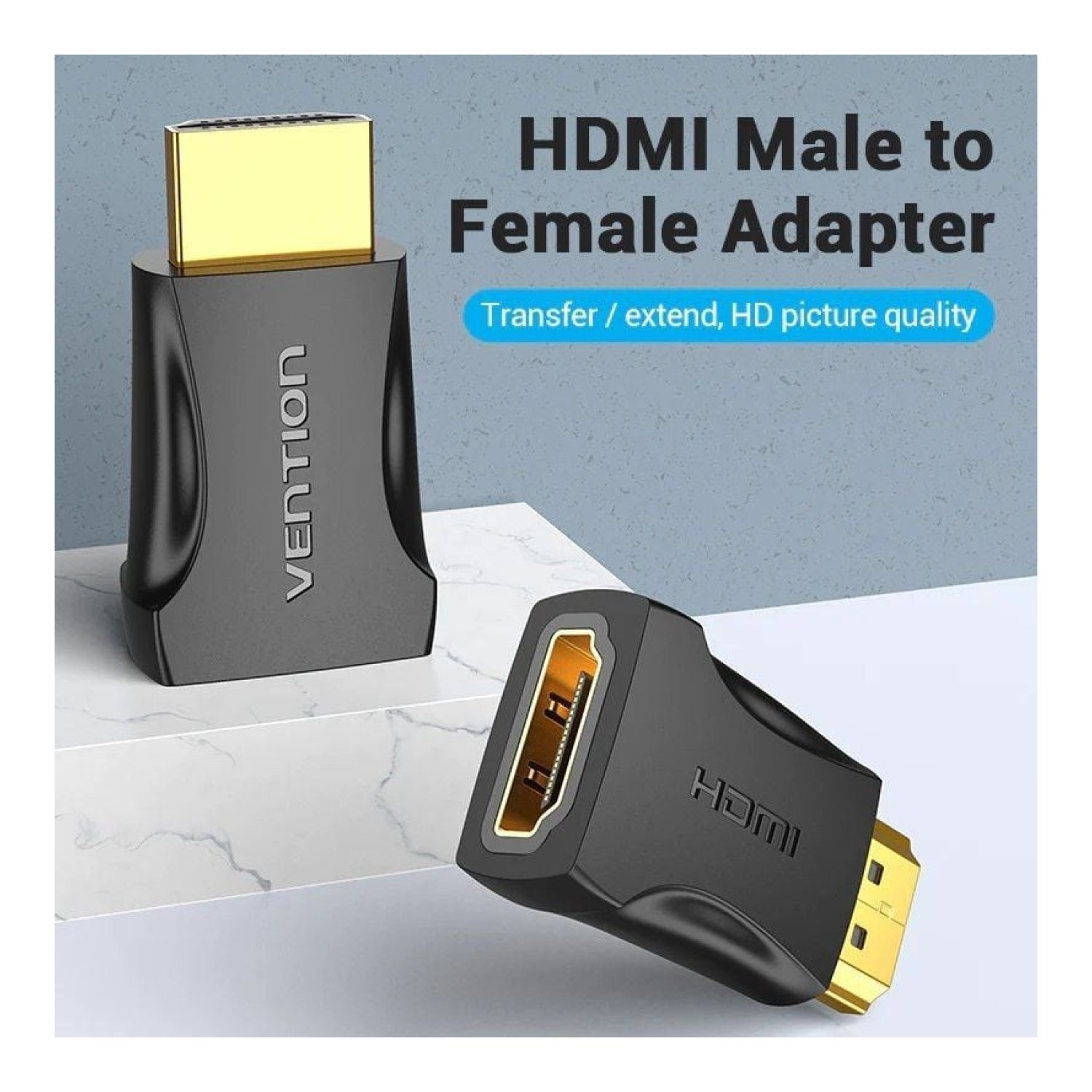 Vention · Adaptador HDMI 4K · Macho a Hembra