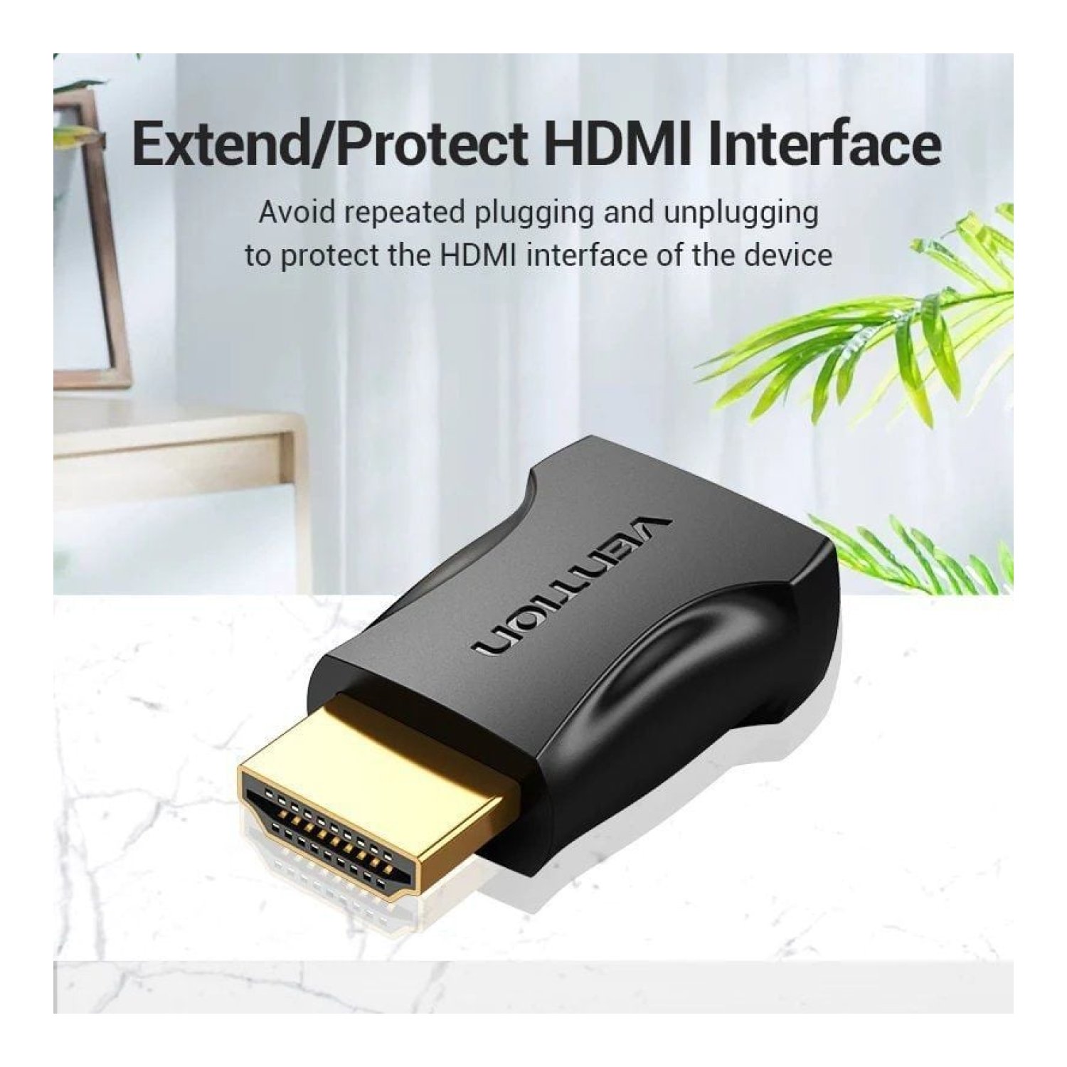 Vention · Adaptador HDMI 4K · Macho a Hembra