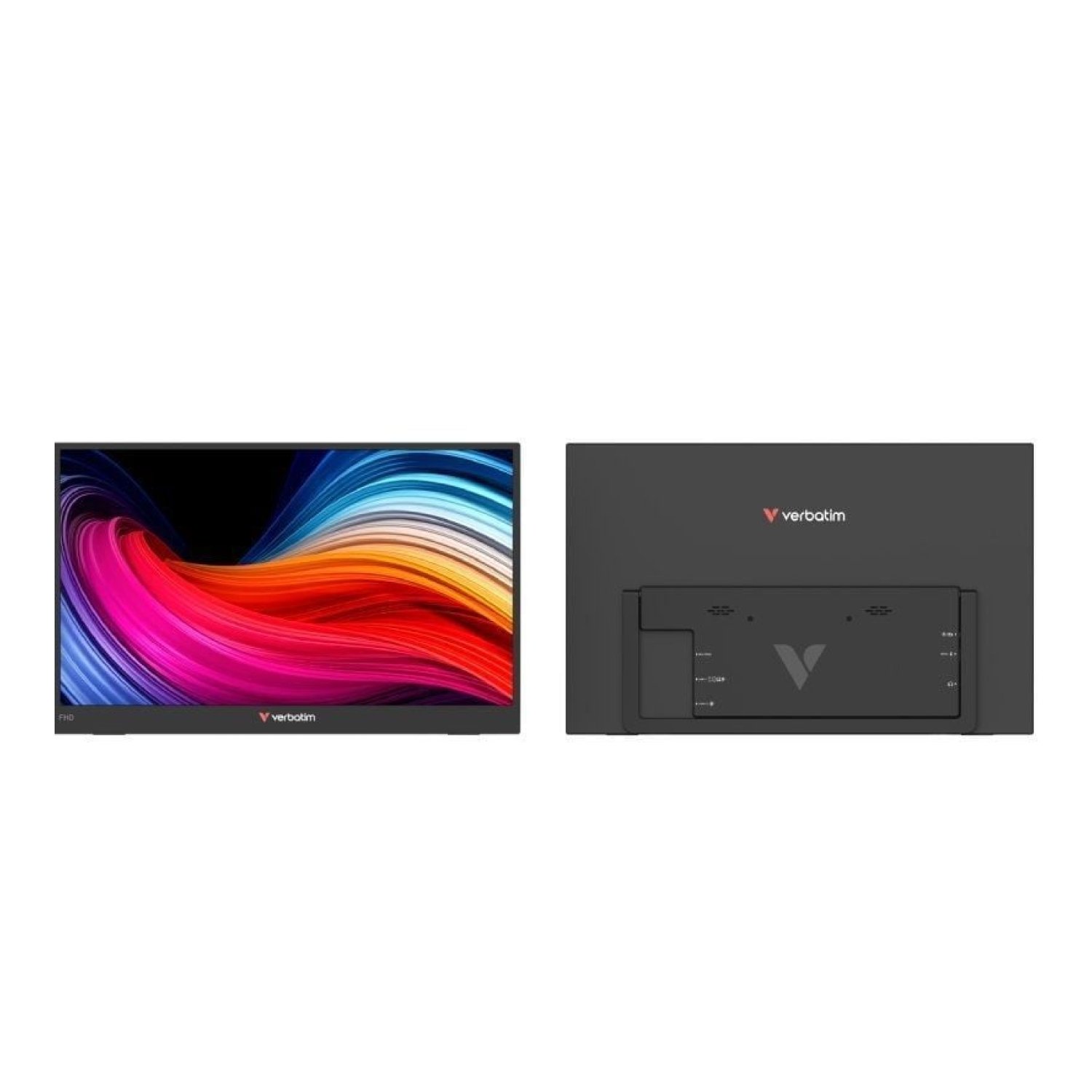 Verbatim Monitor Portátil · 15,6" Full HD · Multimedia · No táctil
