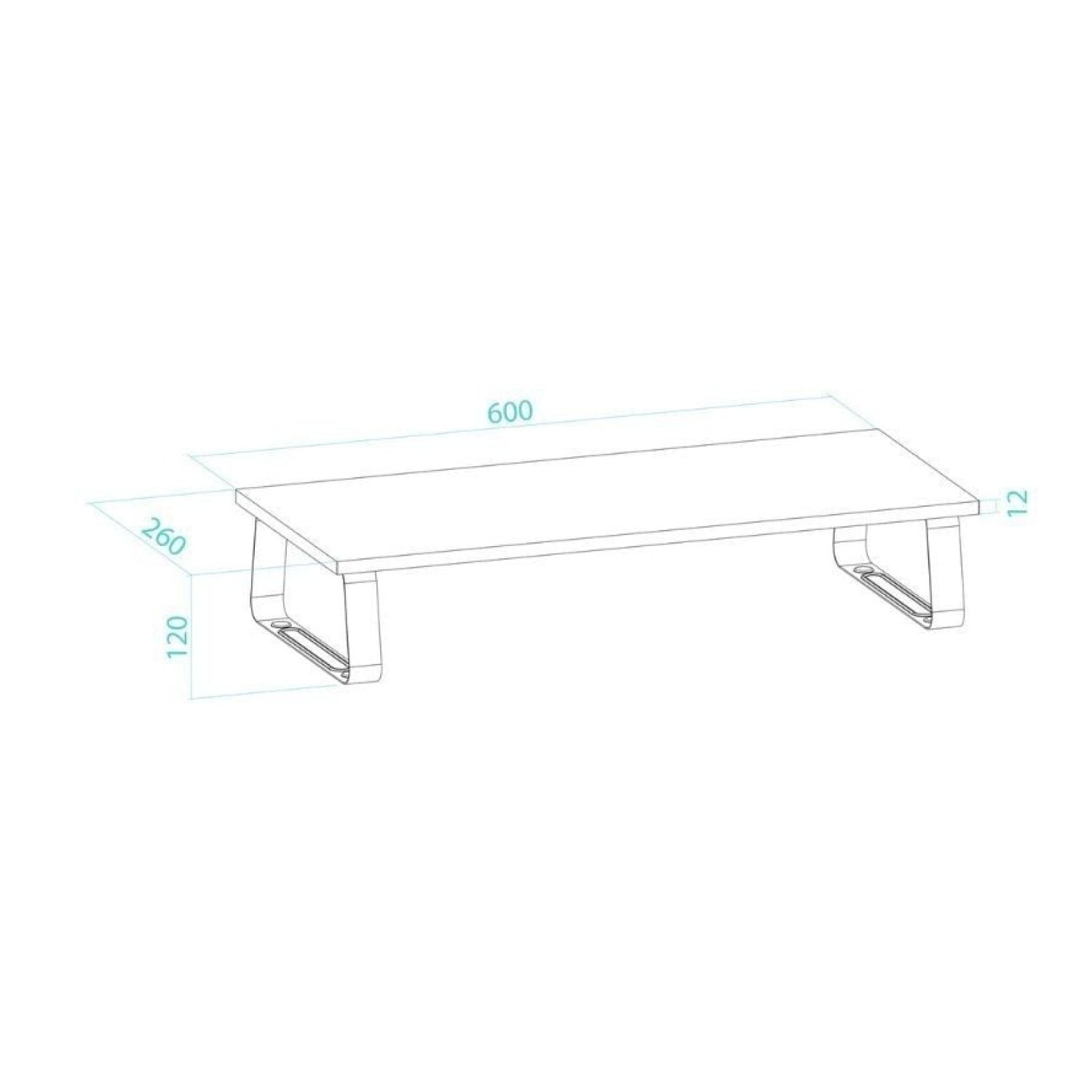 TooQ Soporte Monitor · Hasta 20kg · Ajustable