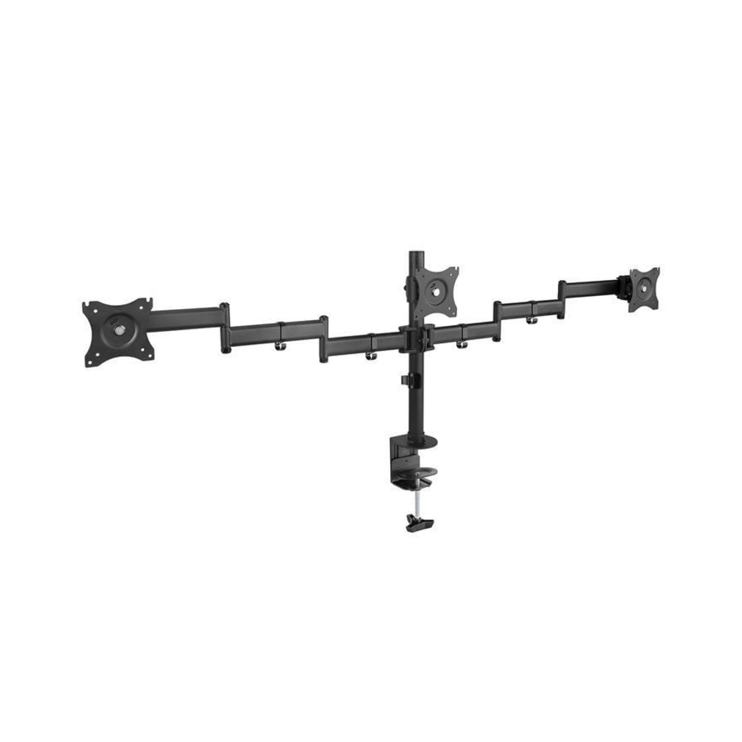 TooQ DB1327TN · Soporte Mesa 3 Monitores · Giratorio Inclinable · Hasta 8kg