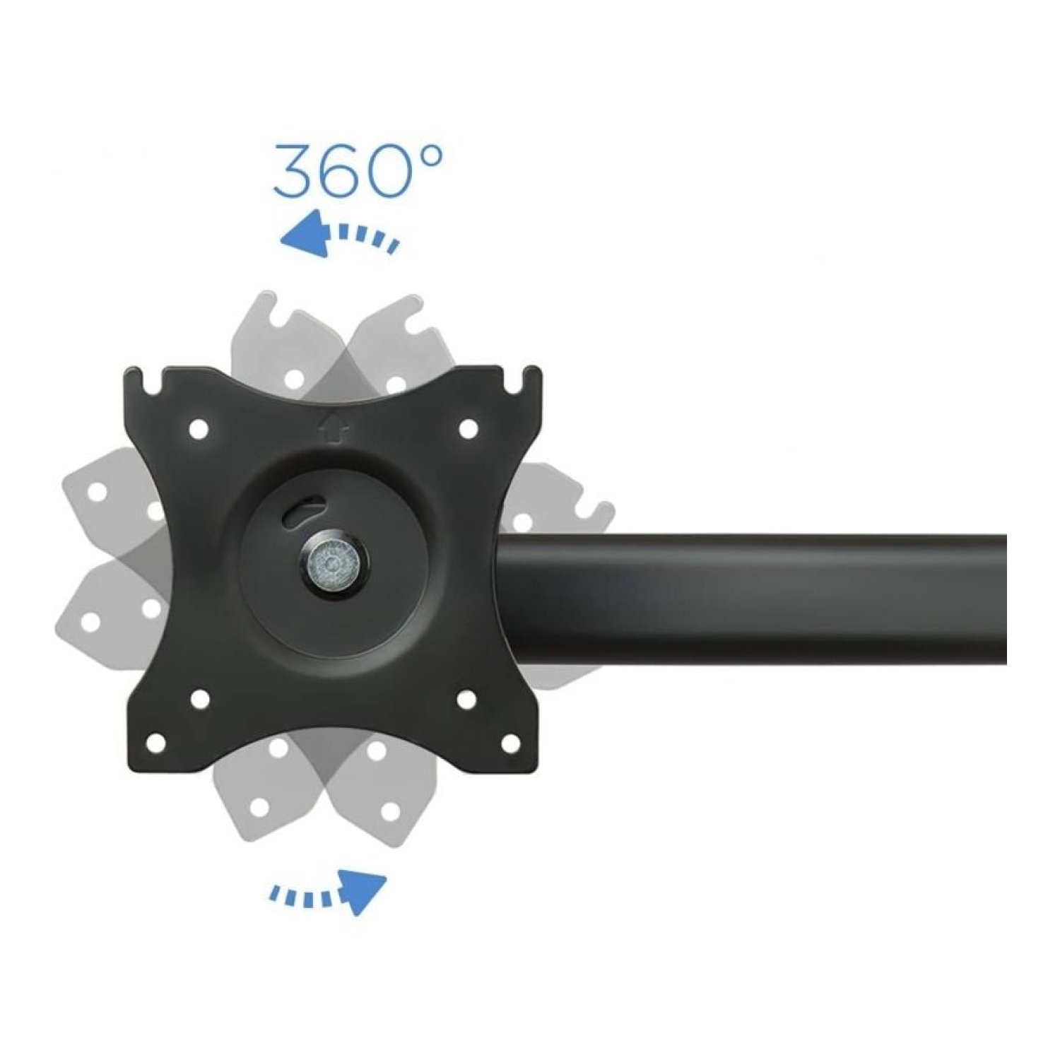 TooQ DB1327TN · Soporte Mesa 3 Monitores · Giratorio Inclinable · Hasta 8kg
