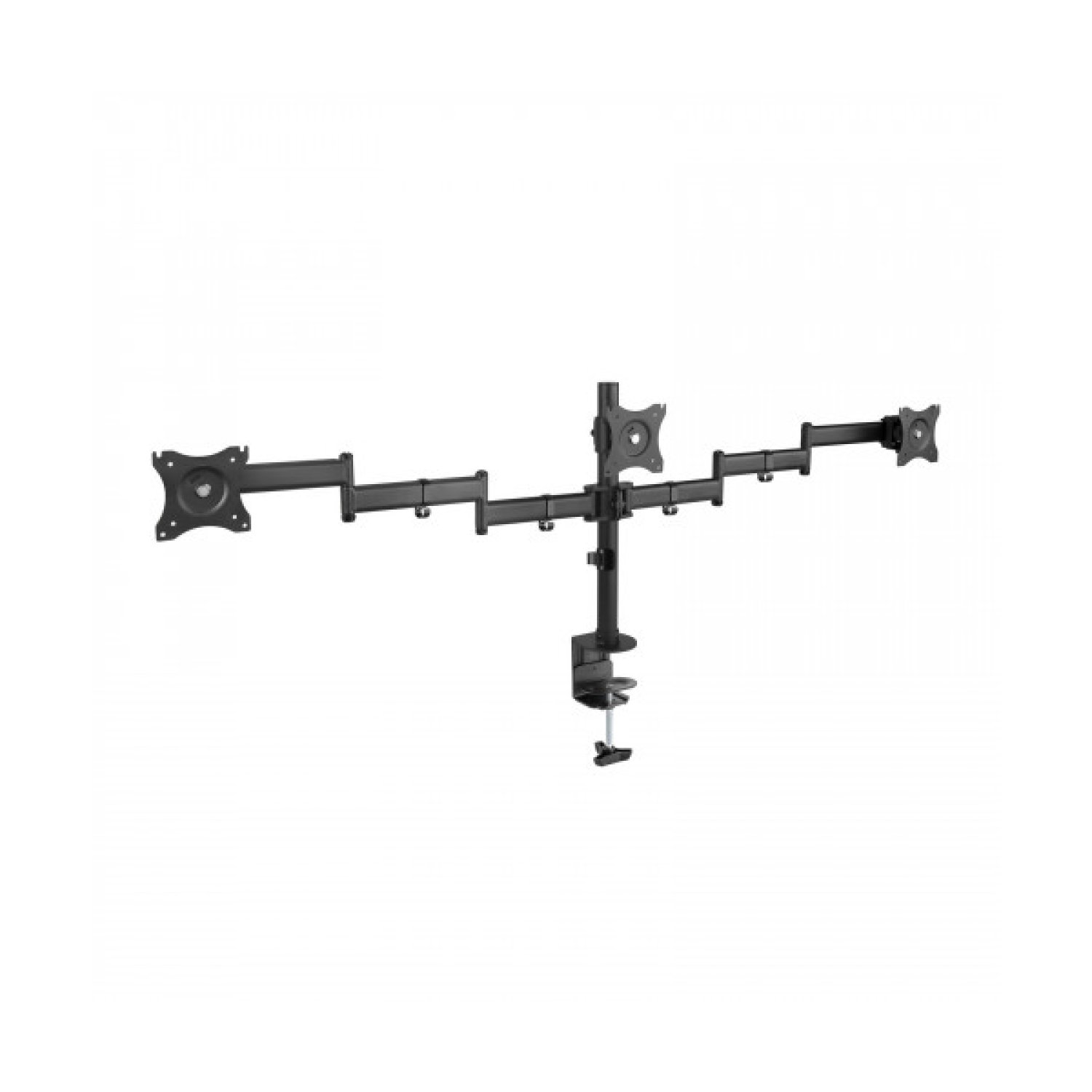 TooQ DB1327TN · Soporte Mesa 3 Monitores · Giratorio Inclinable · Hasta 8kg
