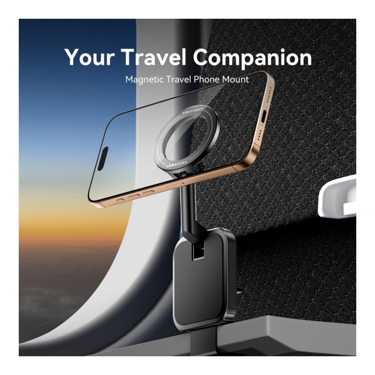 Vention · Soporte Smartphone · Articulado · Negro