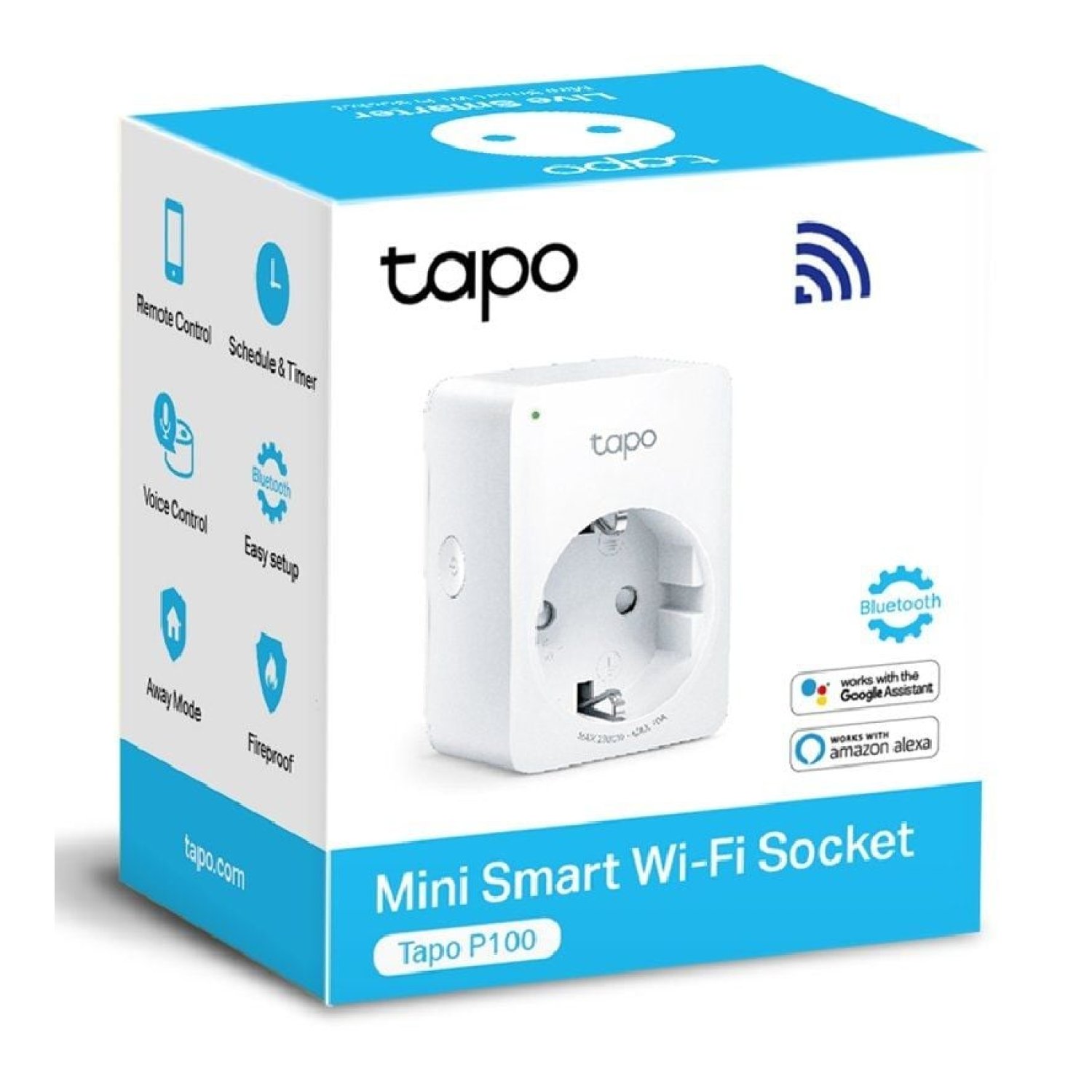 TP-Link Tapo P100 · Enchufe WiFi Inteligente · Control Remoto · Ahorro Energético