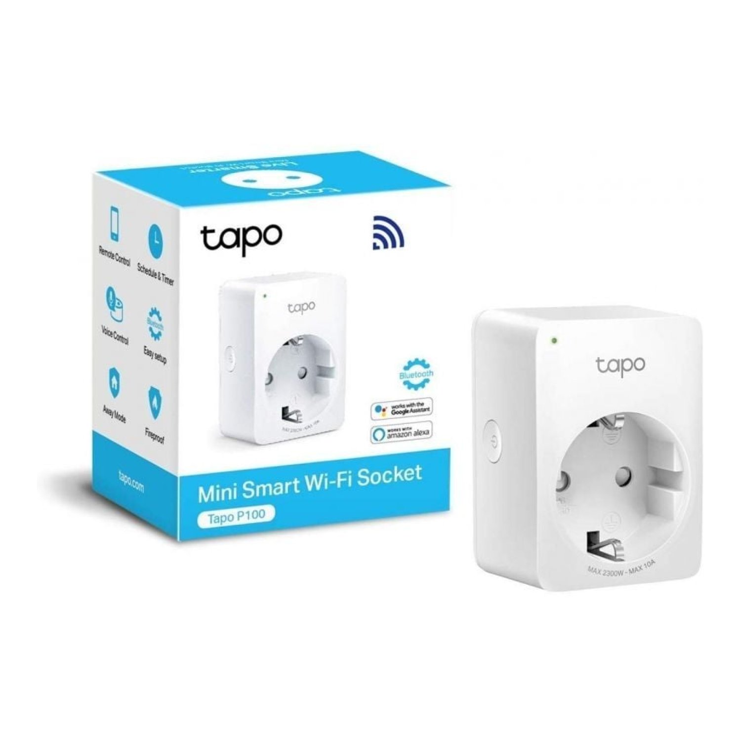 TP-Link Tapo P100 · Enchufe WiFi Inteligente · Control Remoto · Ahorro Energético