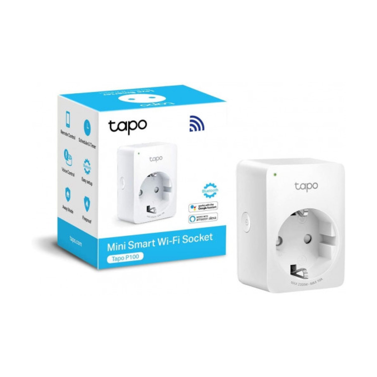 TP-Link Tapo P100 · Enchufe WiFi Inteligente · Control Remoto · Ahorro Energético