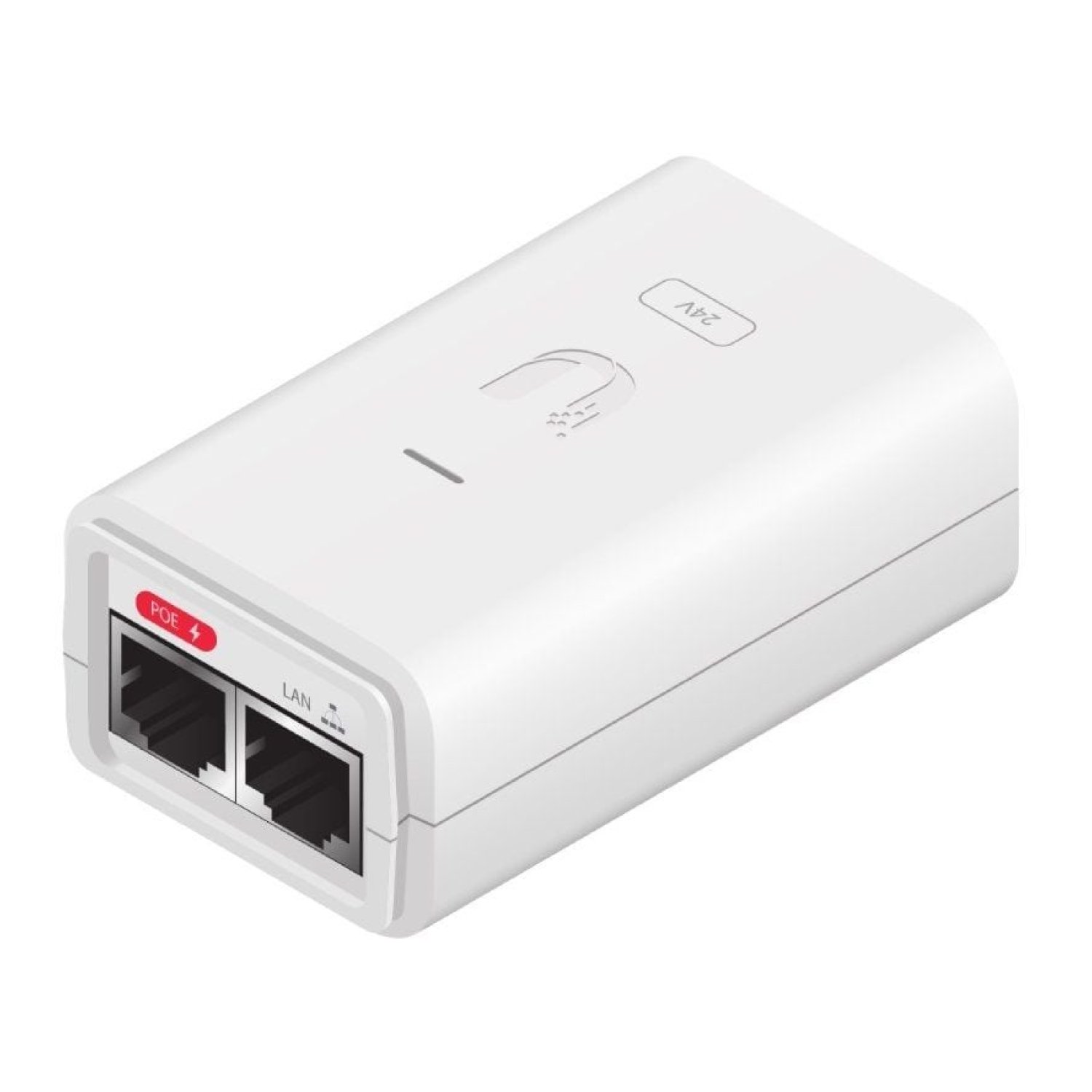 Ubiquiti POE-24-7W-G · Alimentador PoE · 24V 0,3A · Gigabit · Blanco