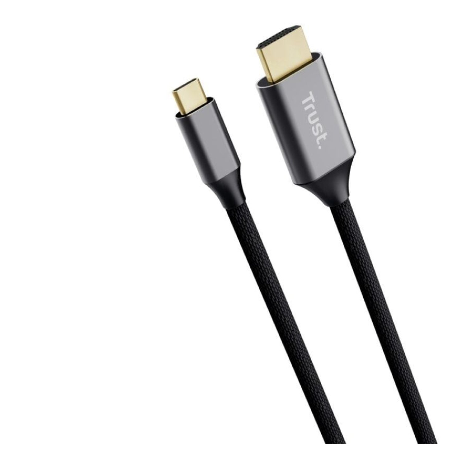 Trust Calyx · Cable HDMI 4K · USB Type-C a HDMI · 2m · Gris