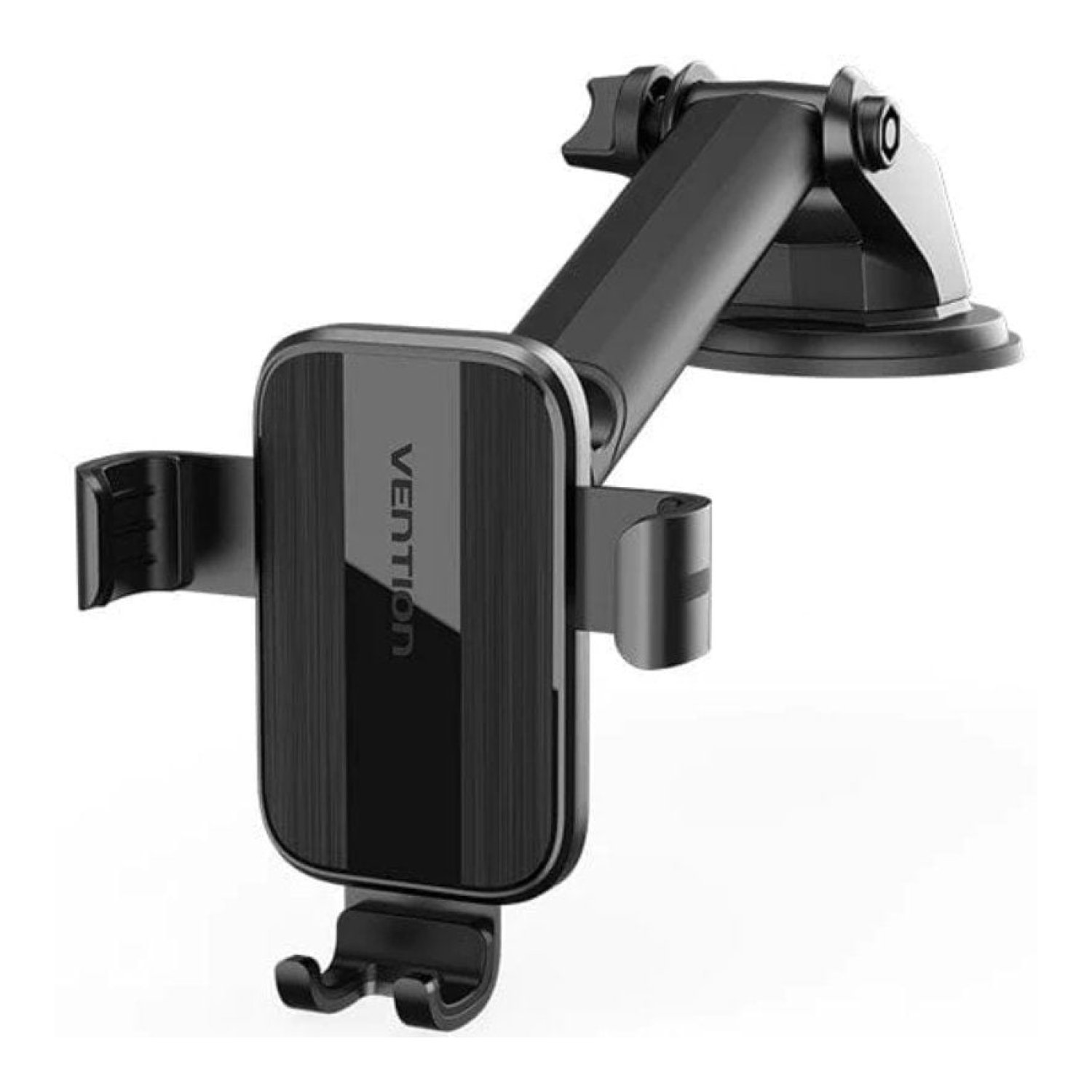 Vention · Soporte Smartphone Coche · Negro · Ventosa Ajustable