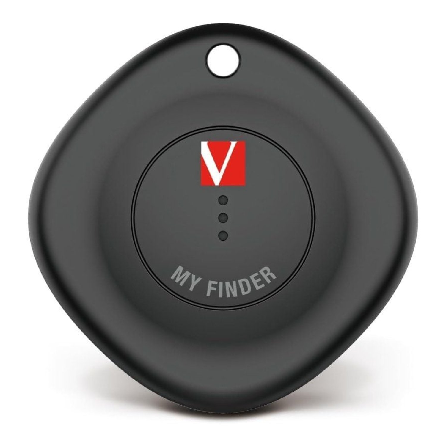 Verbatim My Finder · Localizador Bluetooth · Compatible Apple · Incluye Llavero y Pila · Negro