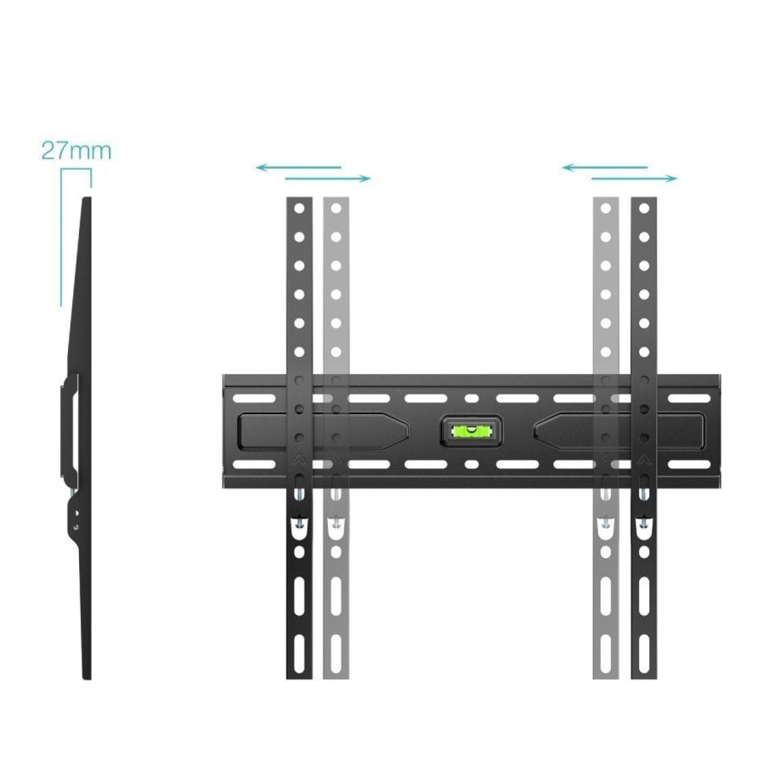 TooQ LP1030F-B · Soporte Pared Fijo TV · 32-75" · Hasta 45kg