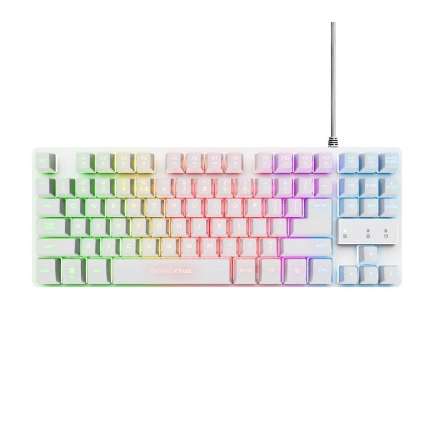 Trust Gaming GXT 794W · Pack Gaming · Teclado RGB + Ratón RGB + Alfombrilla