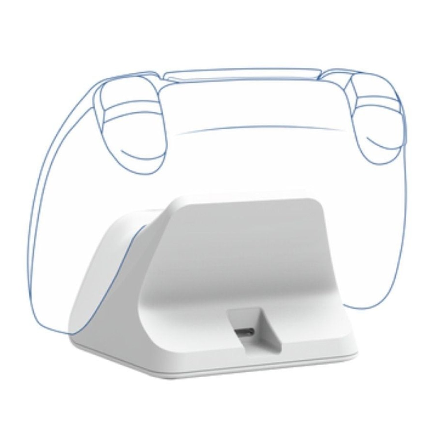 Trust Gaming GXT 255 · Estación de Carga Rápida PS5 · Blanco
