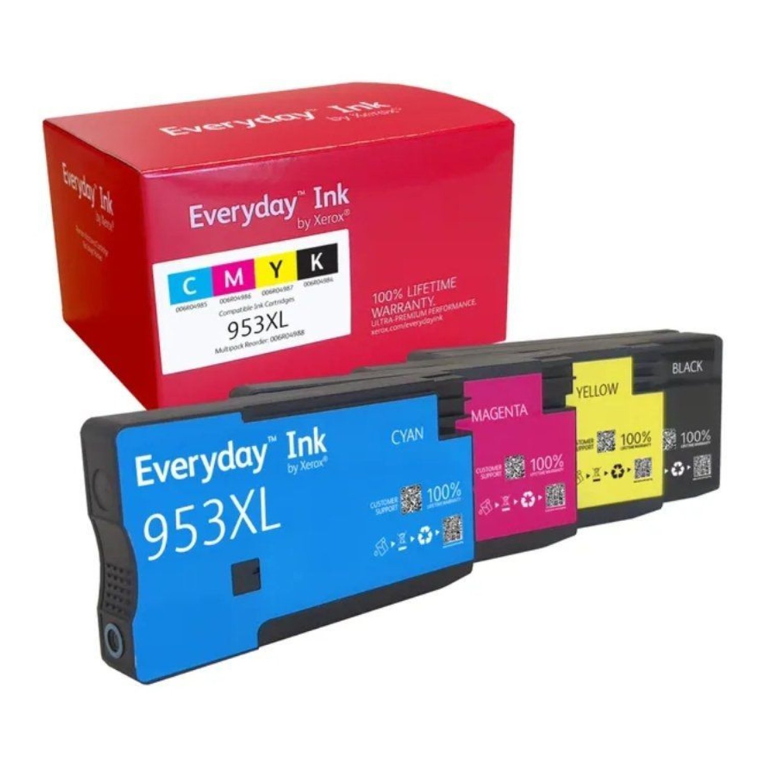 Xerox · Cartucho Tinta Compatible HP 953XL · MultiPack 4 Colores · 1600 Páginas