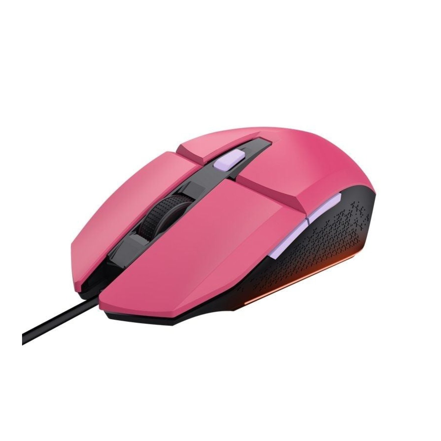 Trust Gaming GXT 109 Felox · Ratón Gaming · 6400 DPI · Rosa