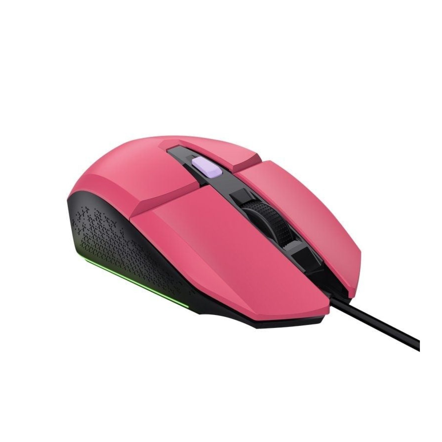 Trust Gaming GXT 109 Felox · Ratón Gaming · 6400 DPI · Rosa