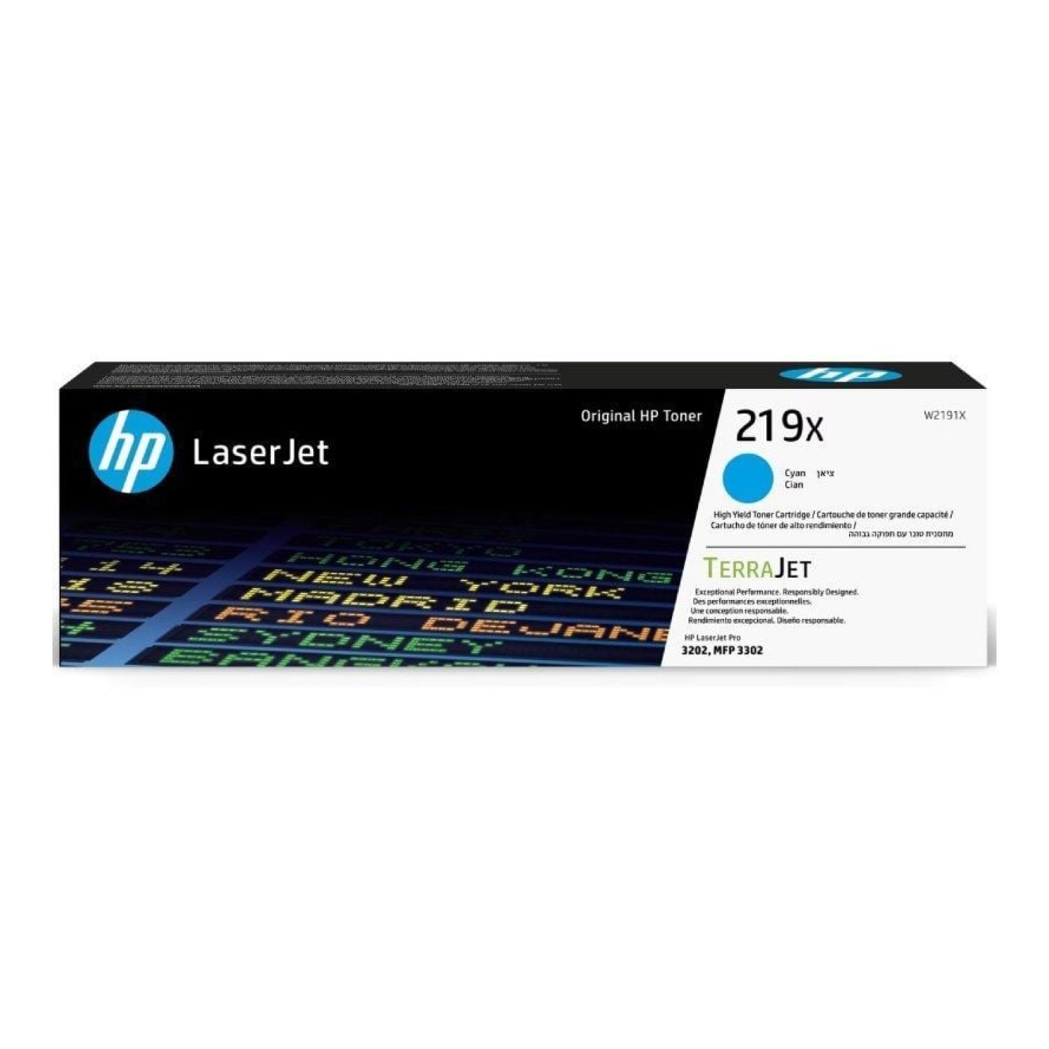 HP Tóner nº219X XL · Alta Capacidad · Cian