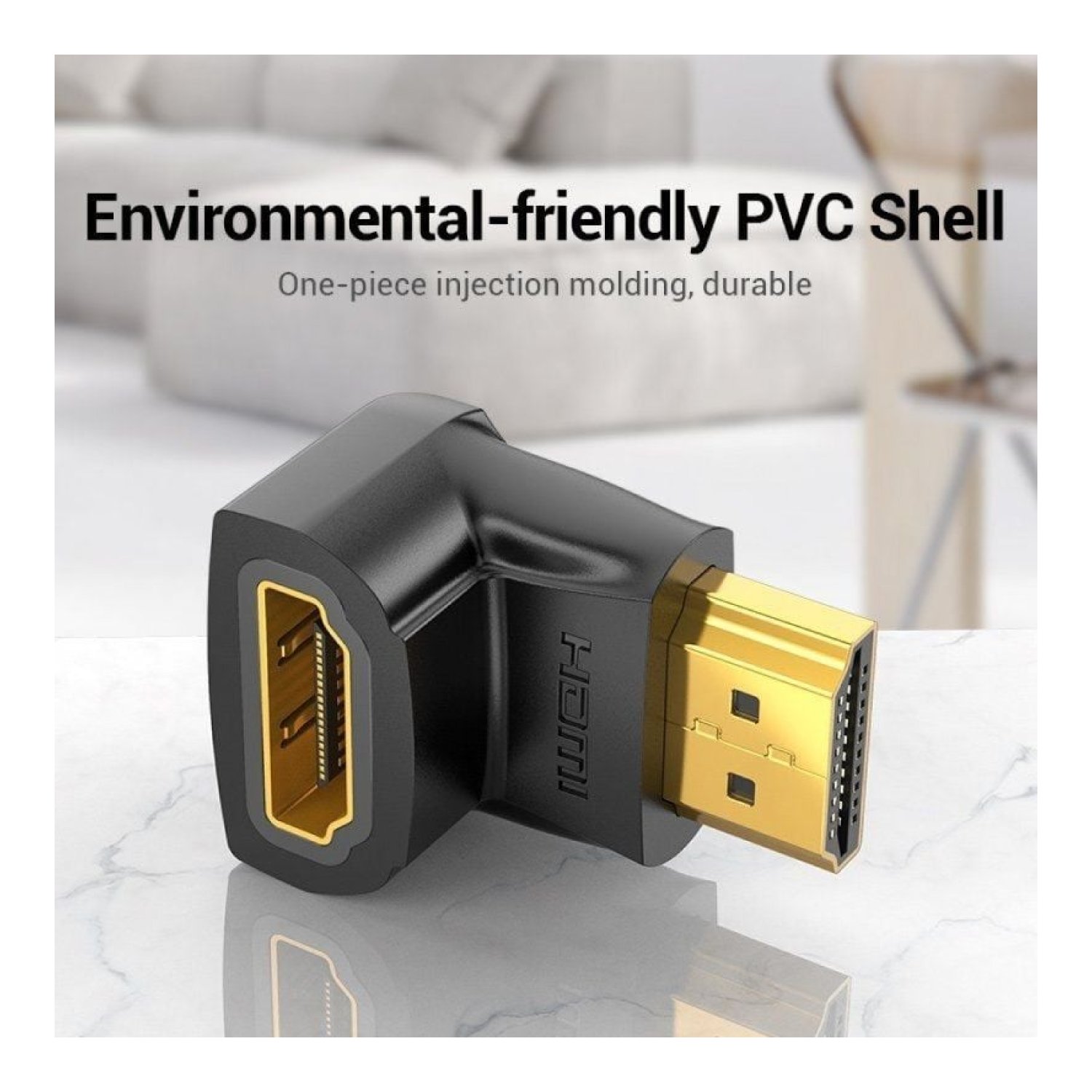 Adaptador HDMI 4K 90º Vention AIOB0/ HDMI Macho - HDMI Hembra