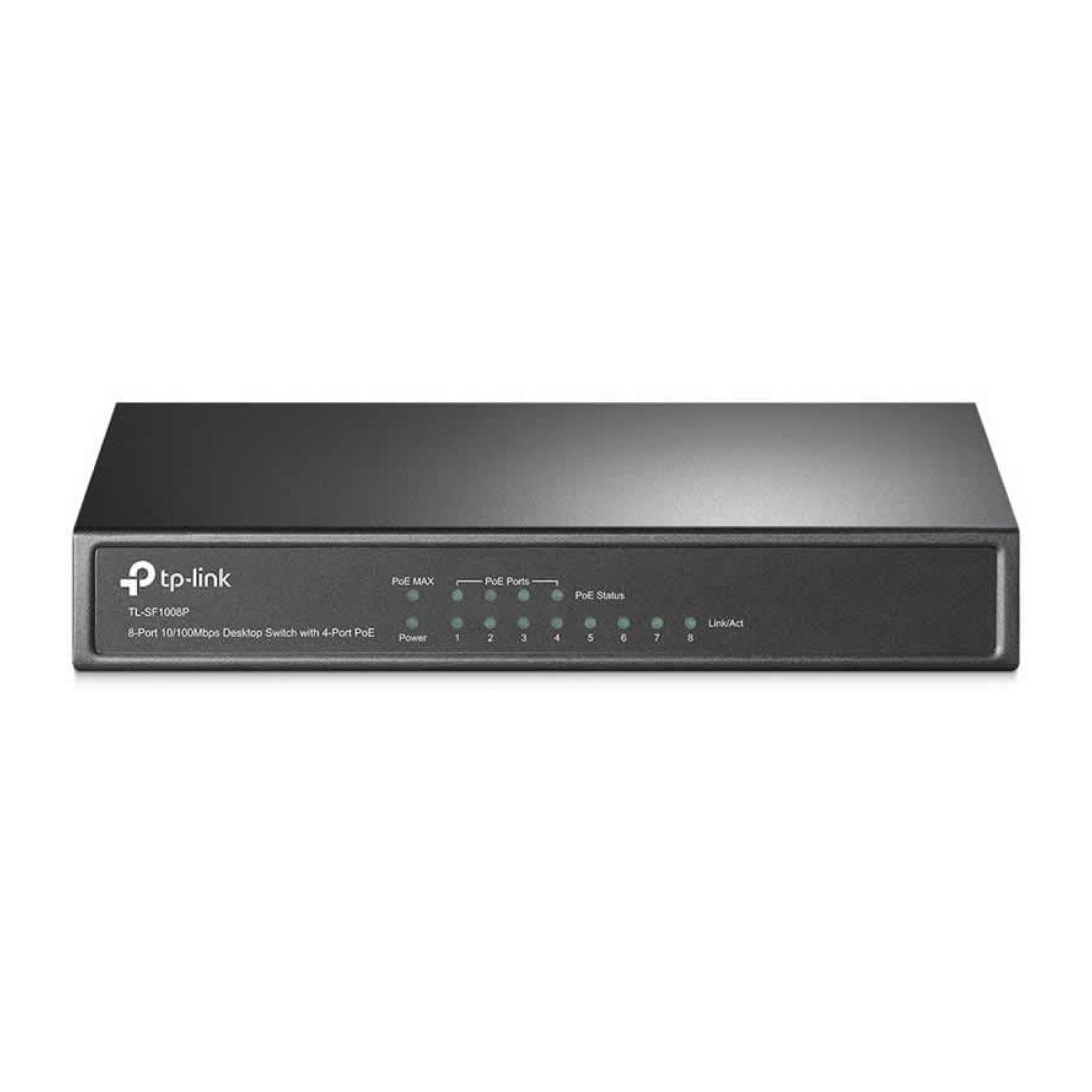TP-Link SF1008P · Switch 8 Puertos · 10/100 Mbps · PoE