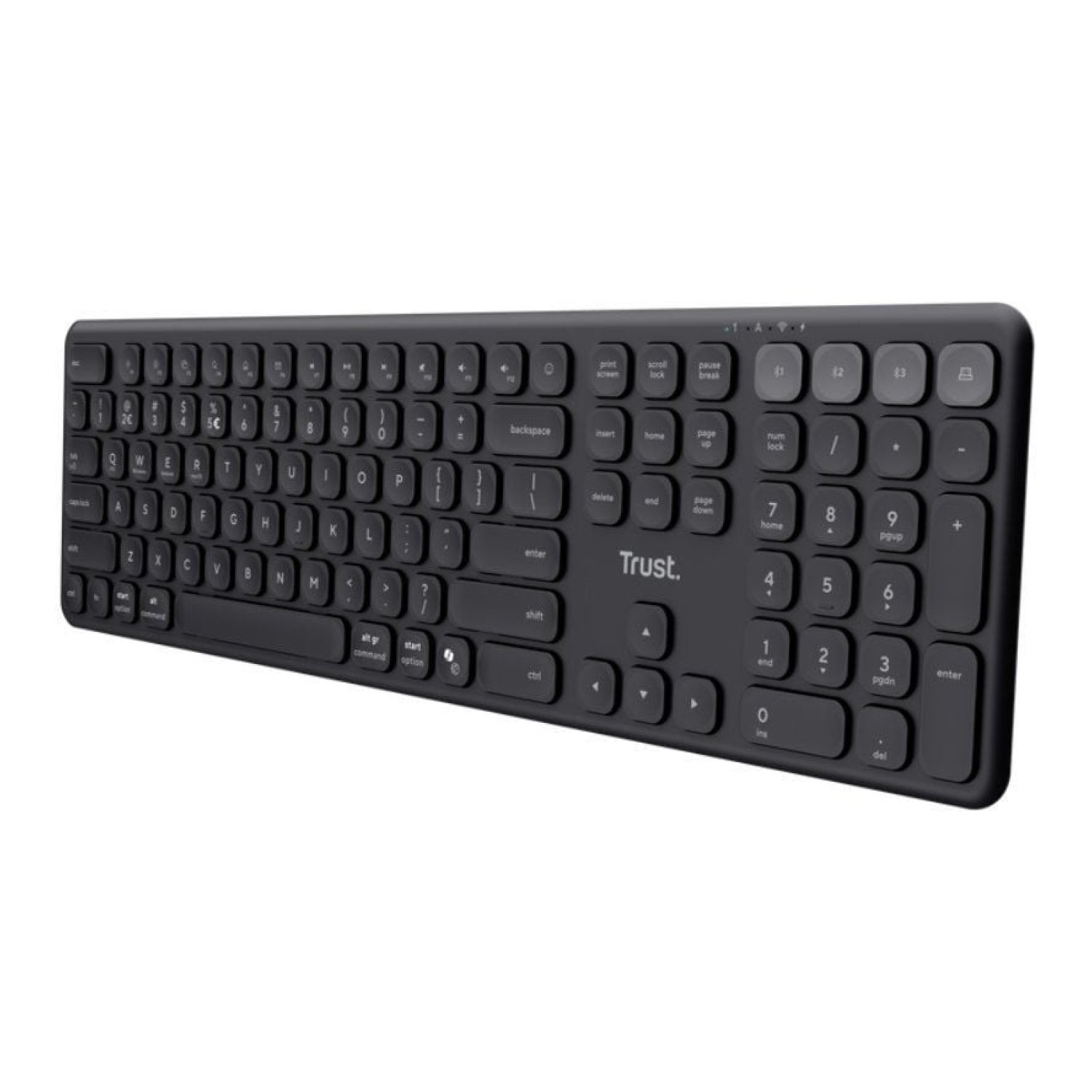 Trust Vaiya · Teclado Compacto Inalámbrico