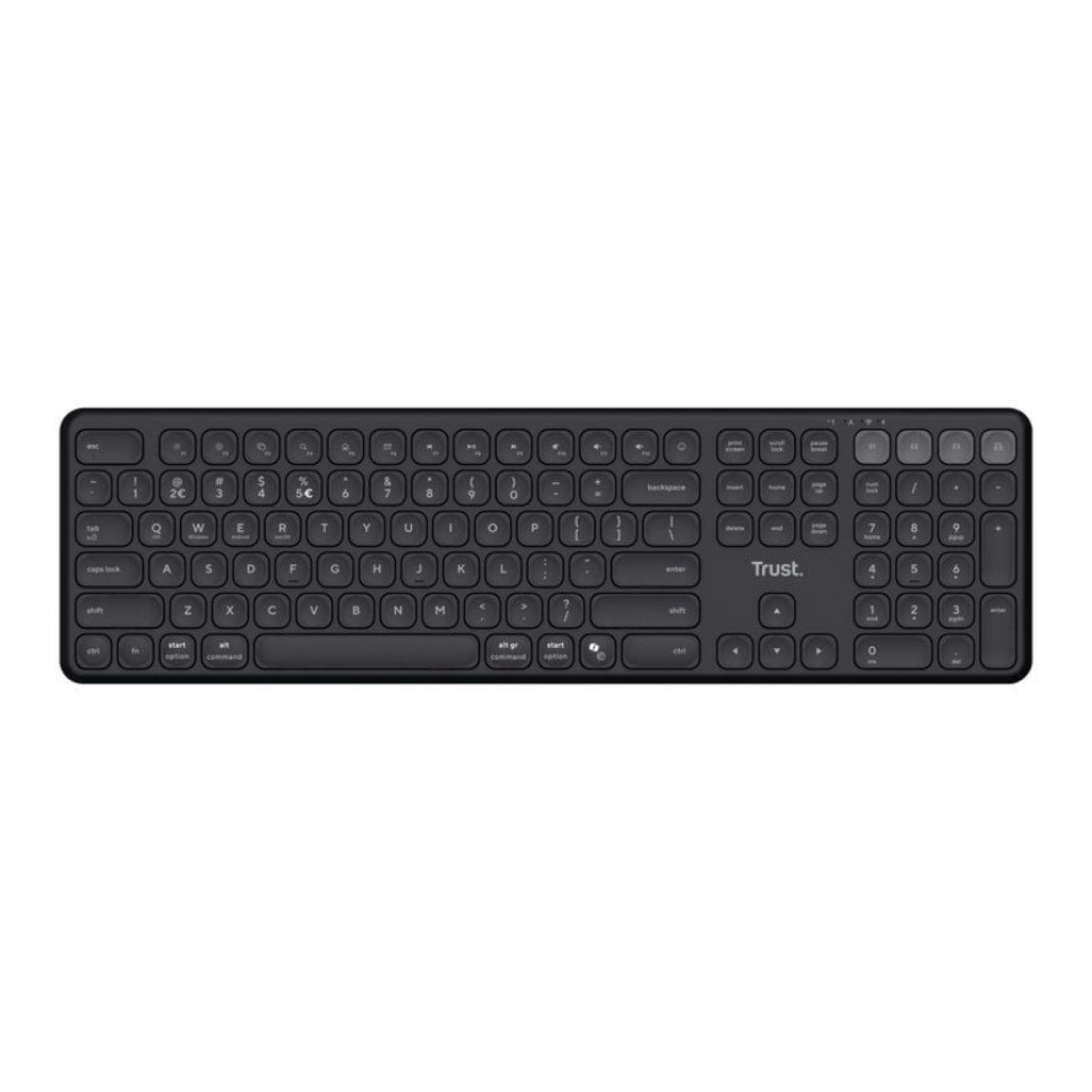 Trust Vaiya · Teclado Compacto Inalámbrico