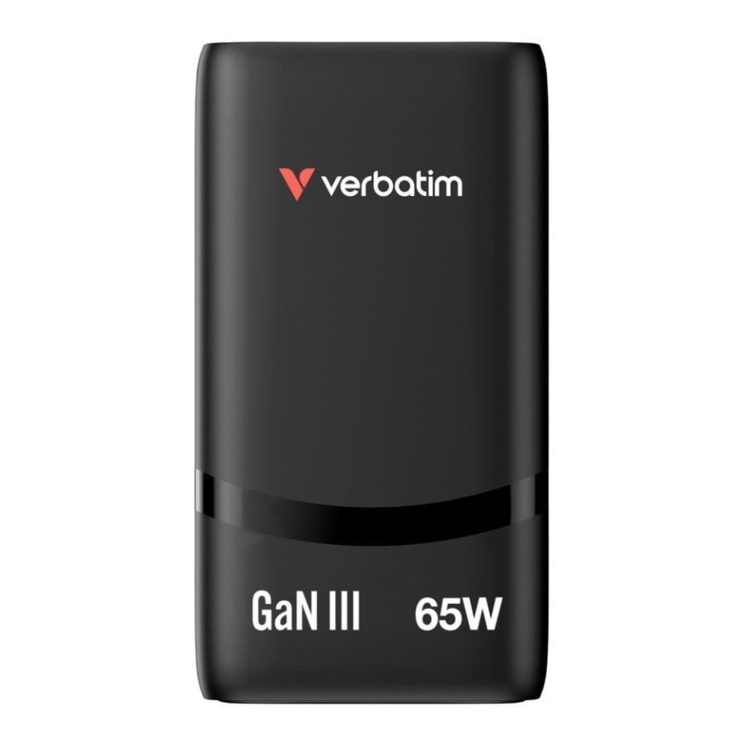 Verbatim Fold 'n' Go · Cargador GaN 65W · 2x USB-C