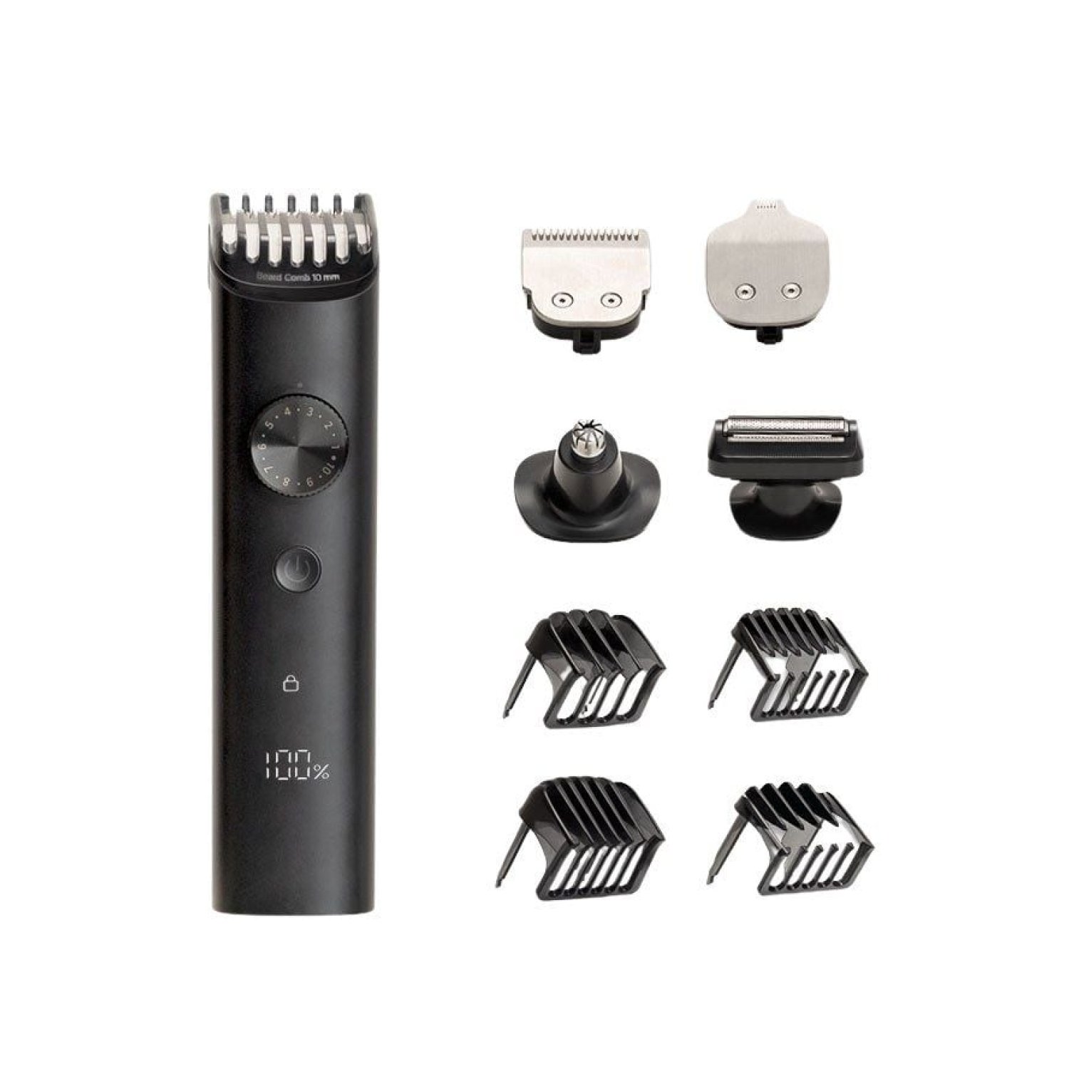 Xiaomi Grooming Kit Pro · Cortapelos + Recortadora · Batería · 10 Accesorios