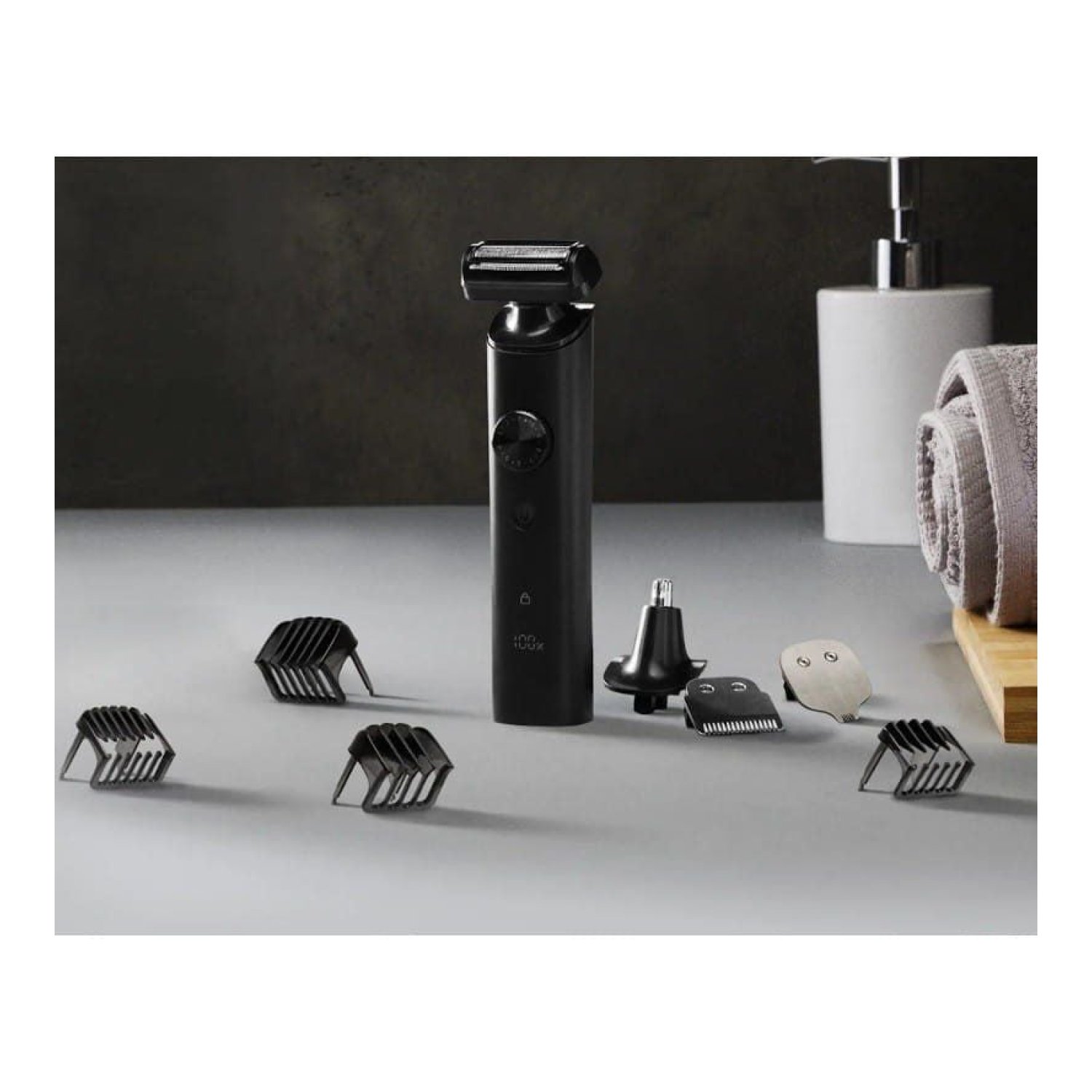 Xiaomi Grooming Kit Pro · Cortapelos + Recortadora · Batería · 10 Accesorios